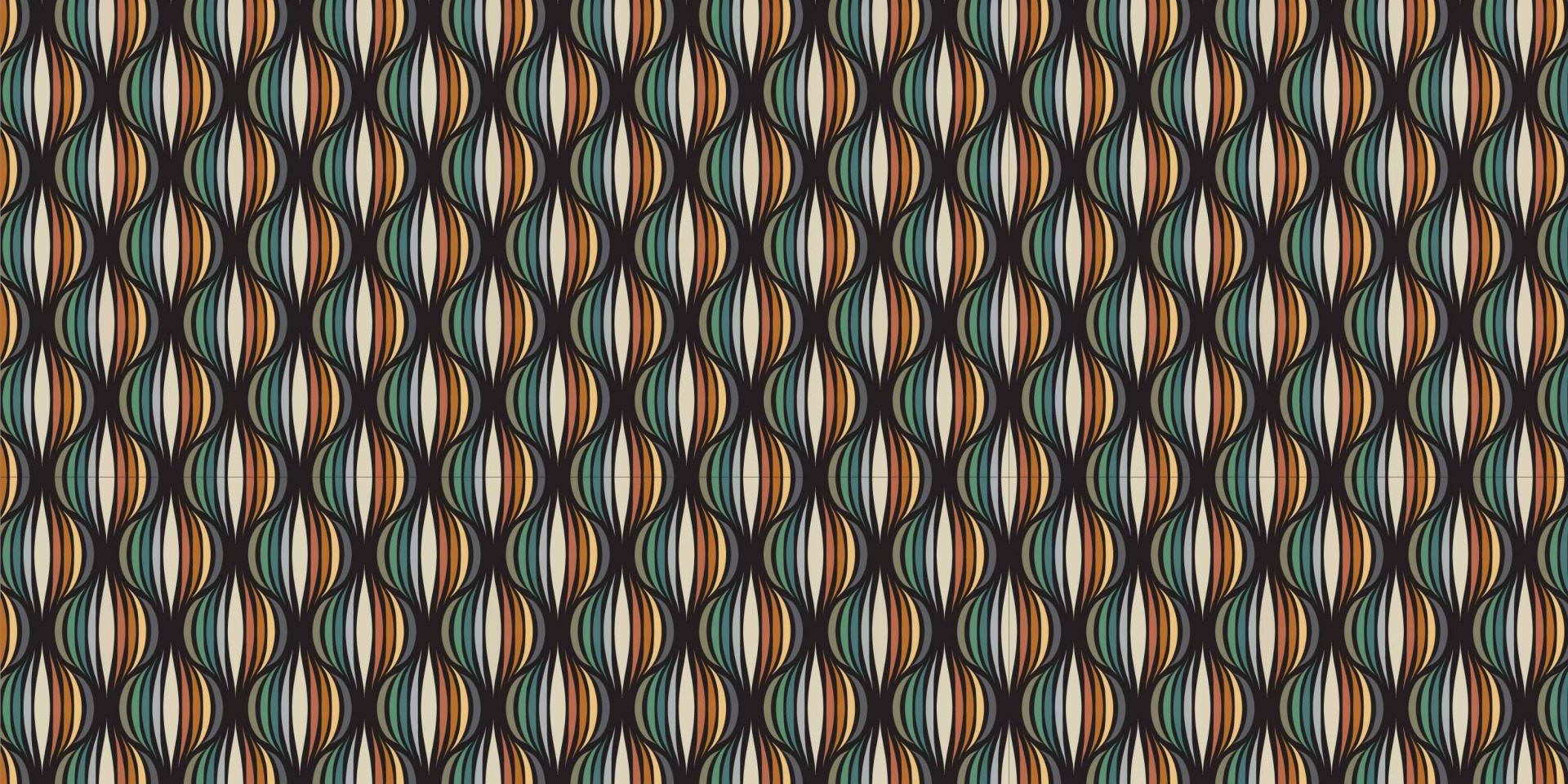 Pattern in retro style