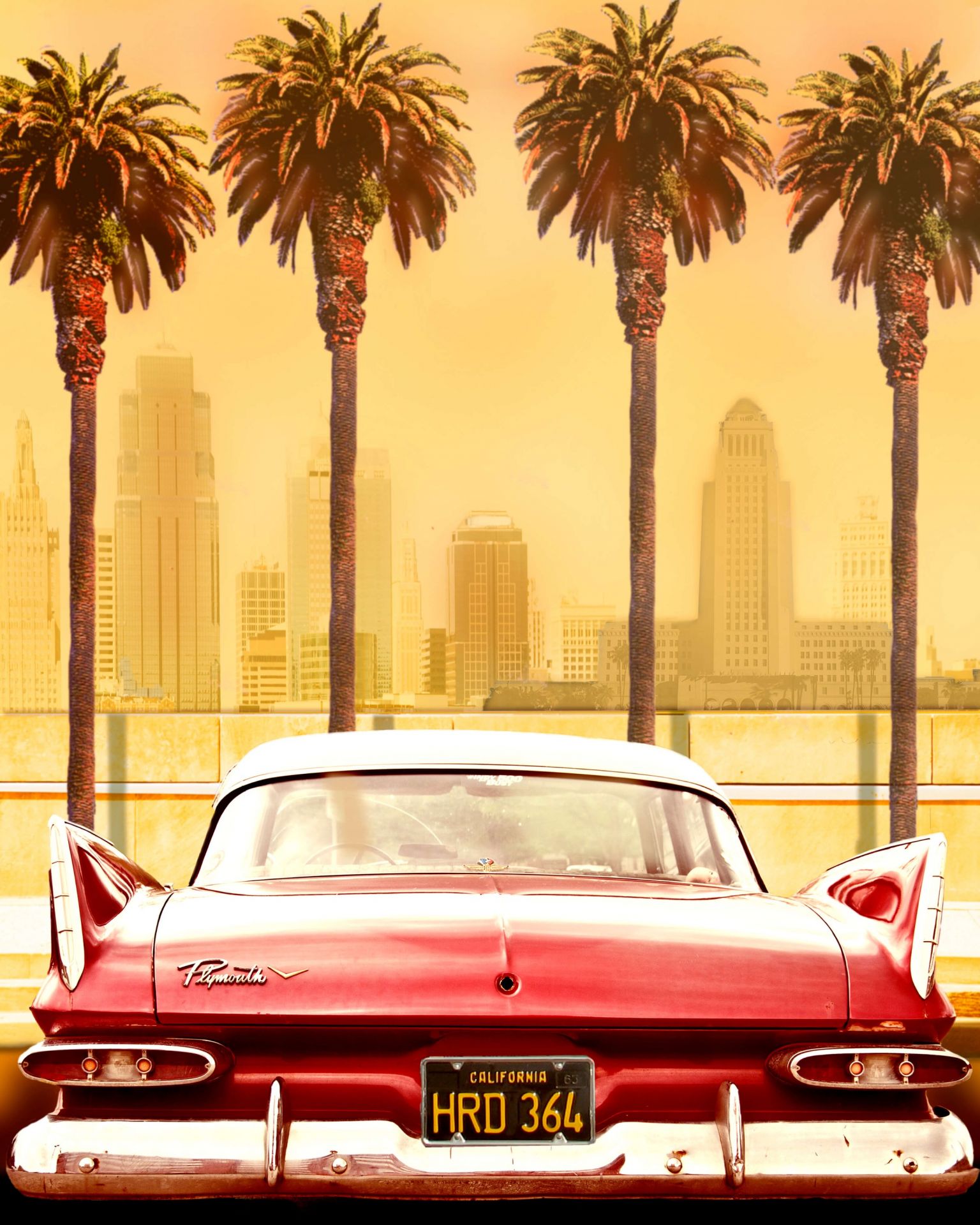 Plymouth savoy with palms