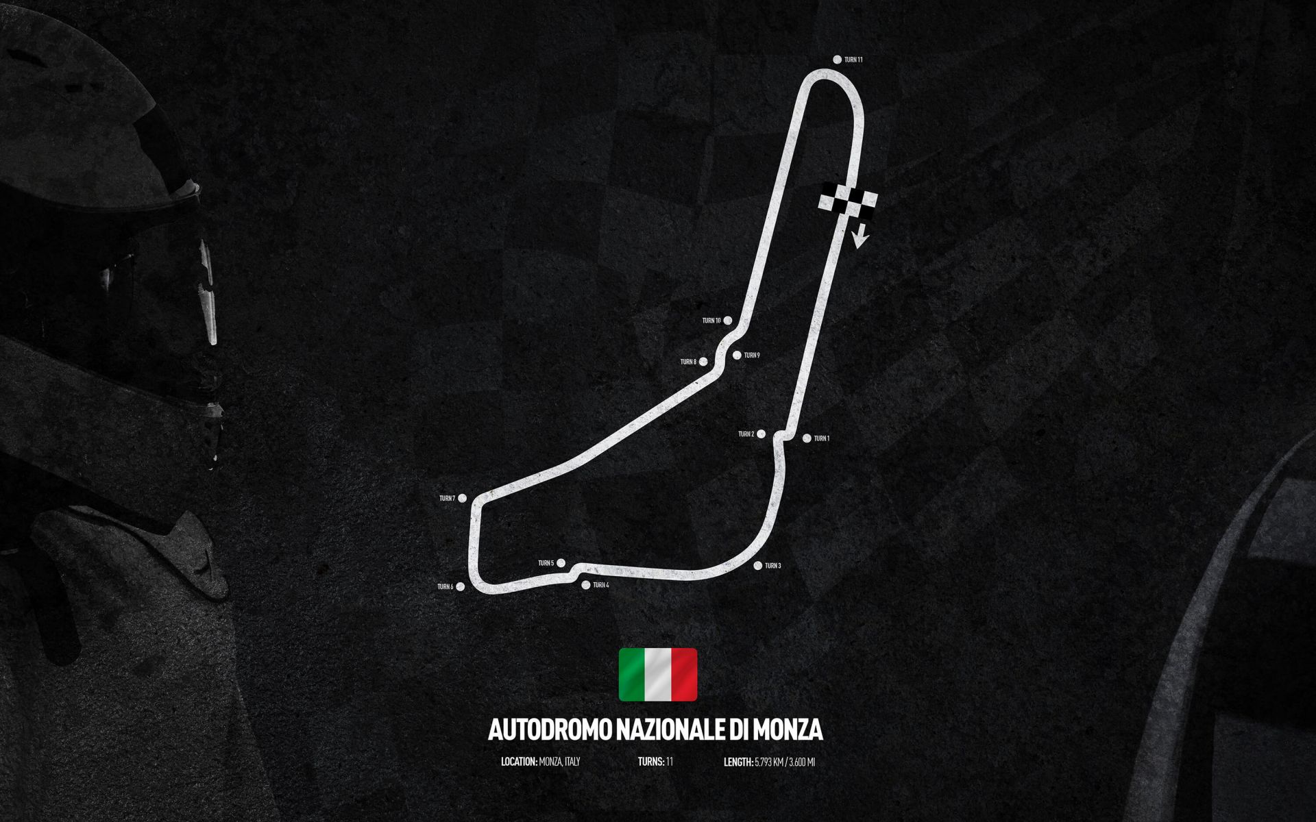Formule 1 circuit - Monza Circuit - Italy main product photo