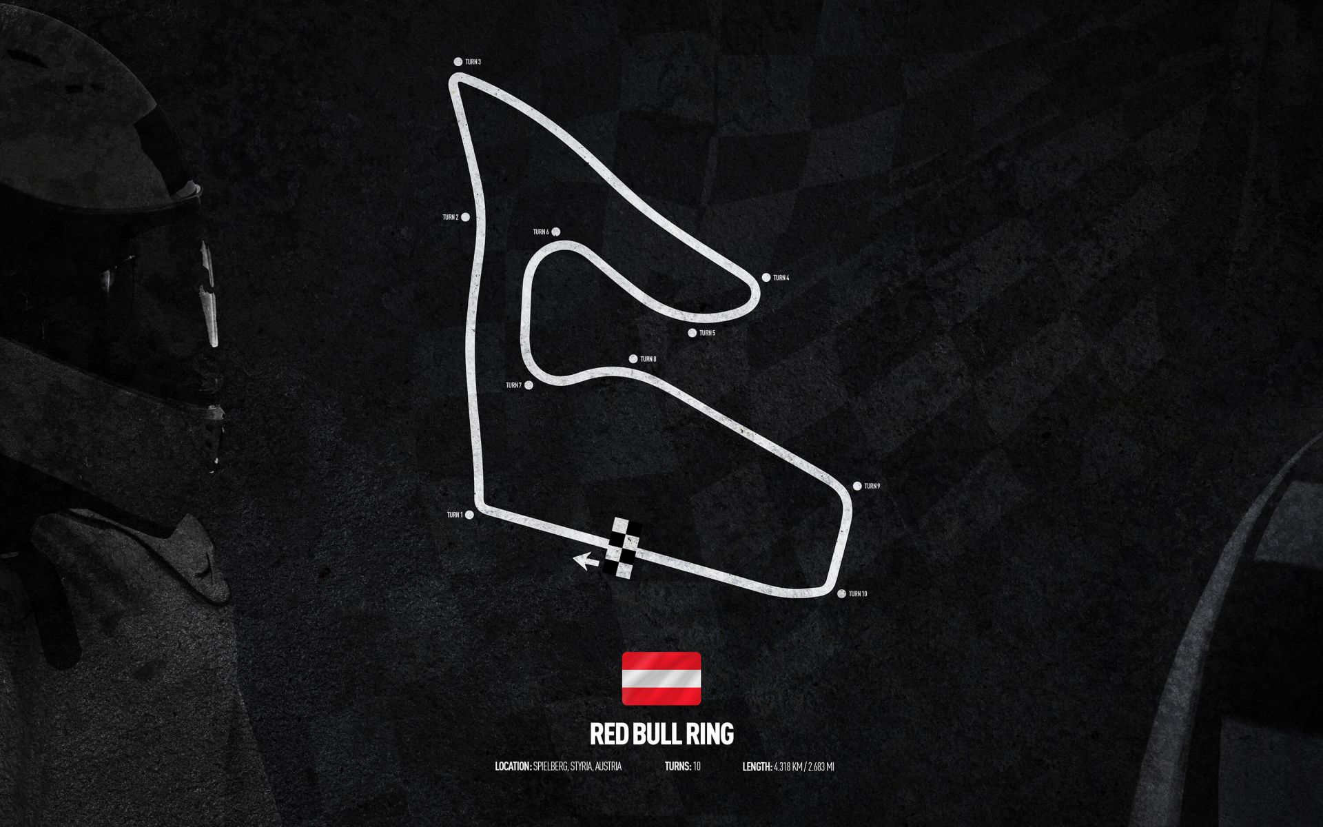 Formule 1 circuit - Red Bull Ring - Austria main product photo