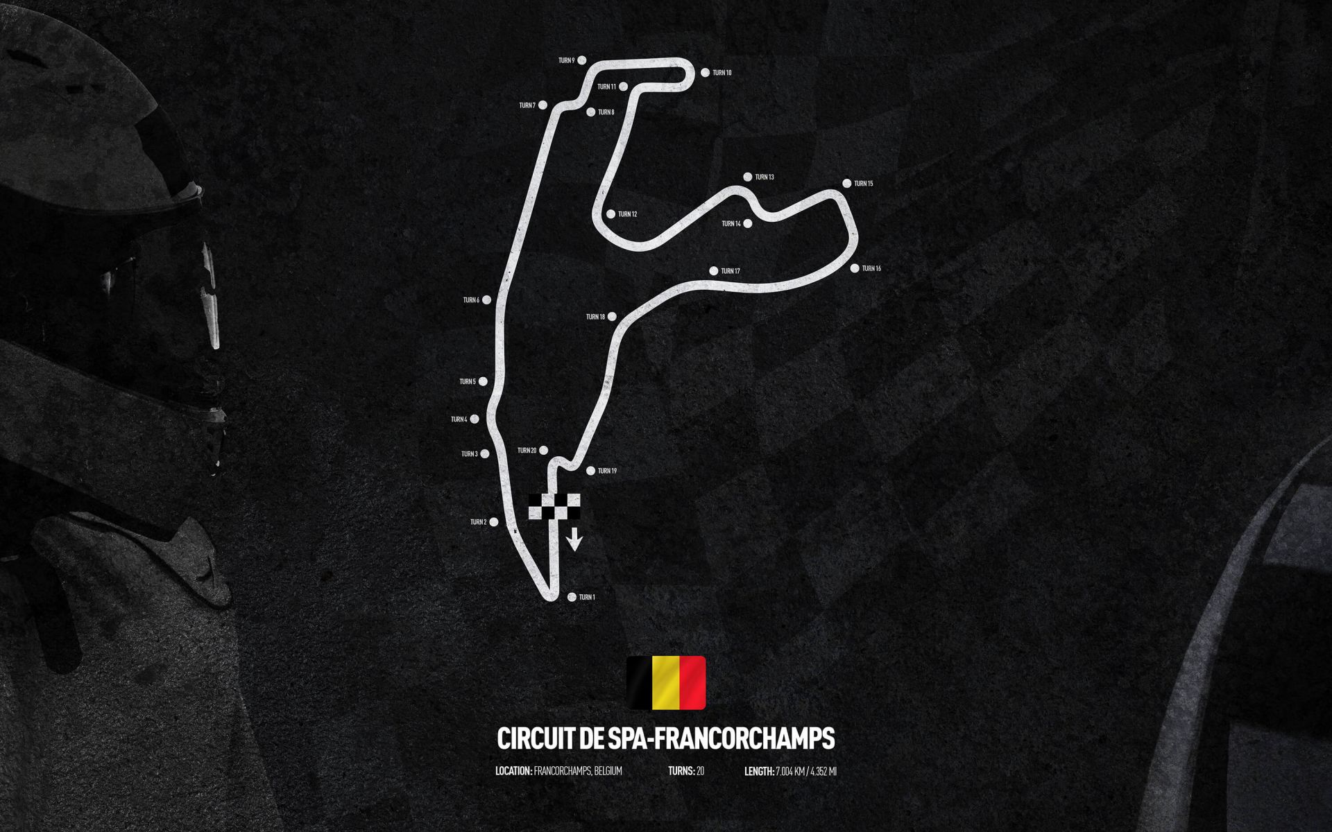 Formule 1 circuit - Spa-Francorchamps - Belgium main product photo