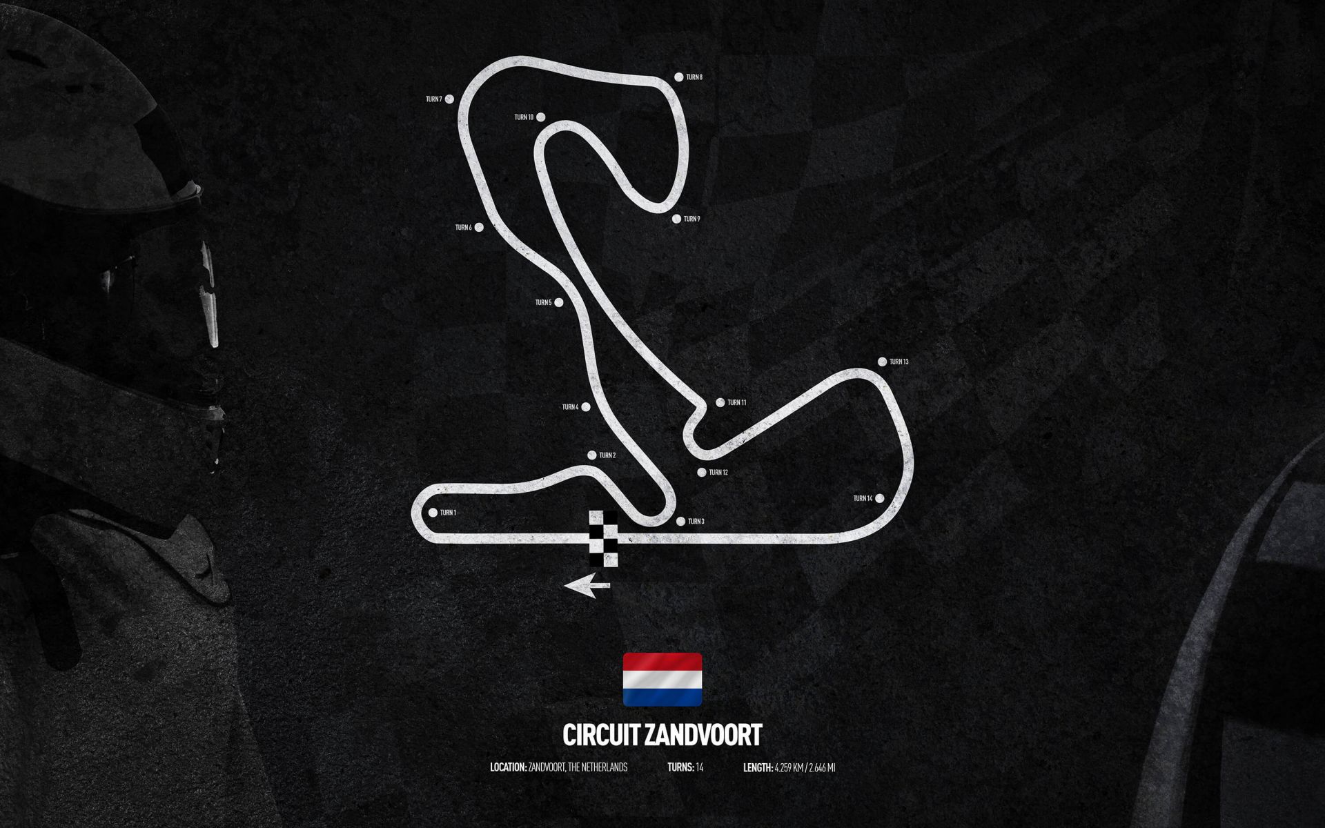 Formule 1 circuit - Circuit Zandvoort - Netherlands main product photo