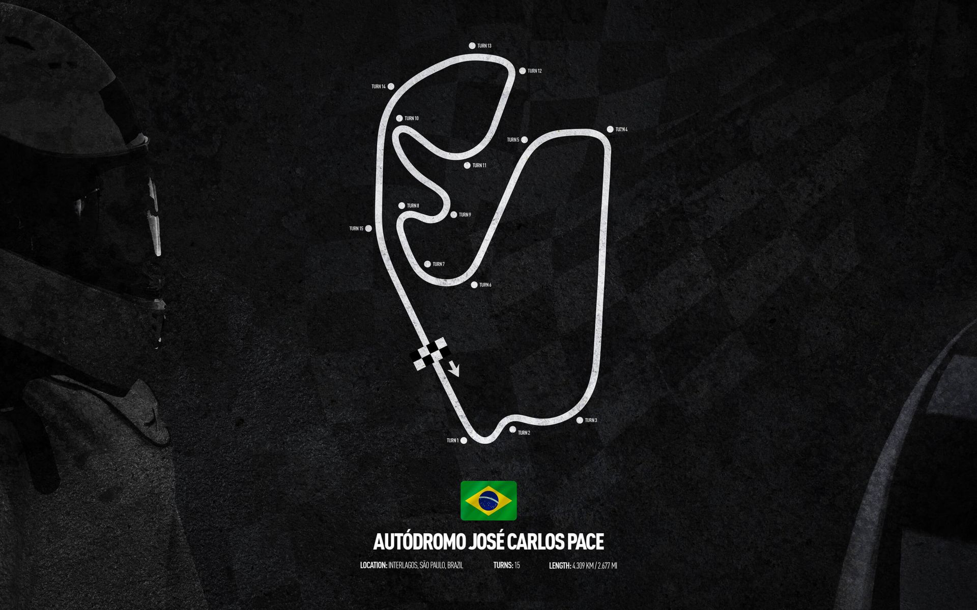 Formule 1 circuit - Interlagos São Paulo GP - Brazil main product photo