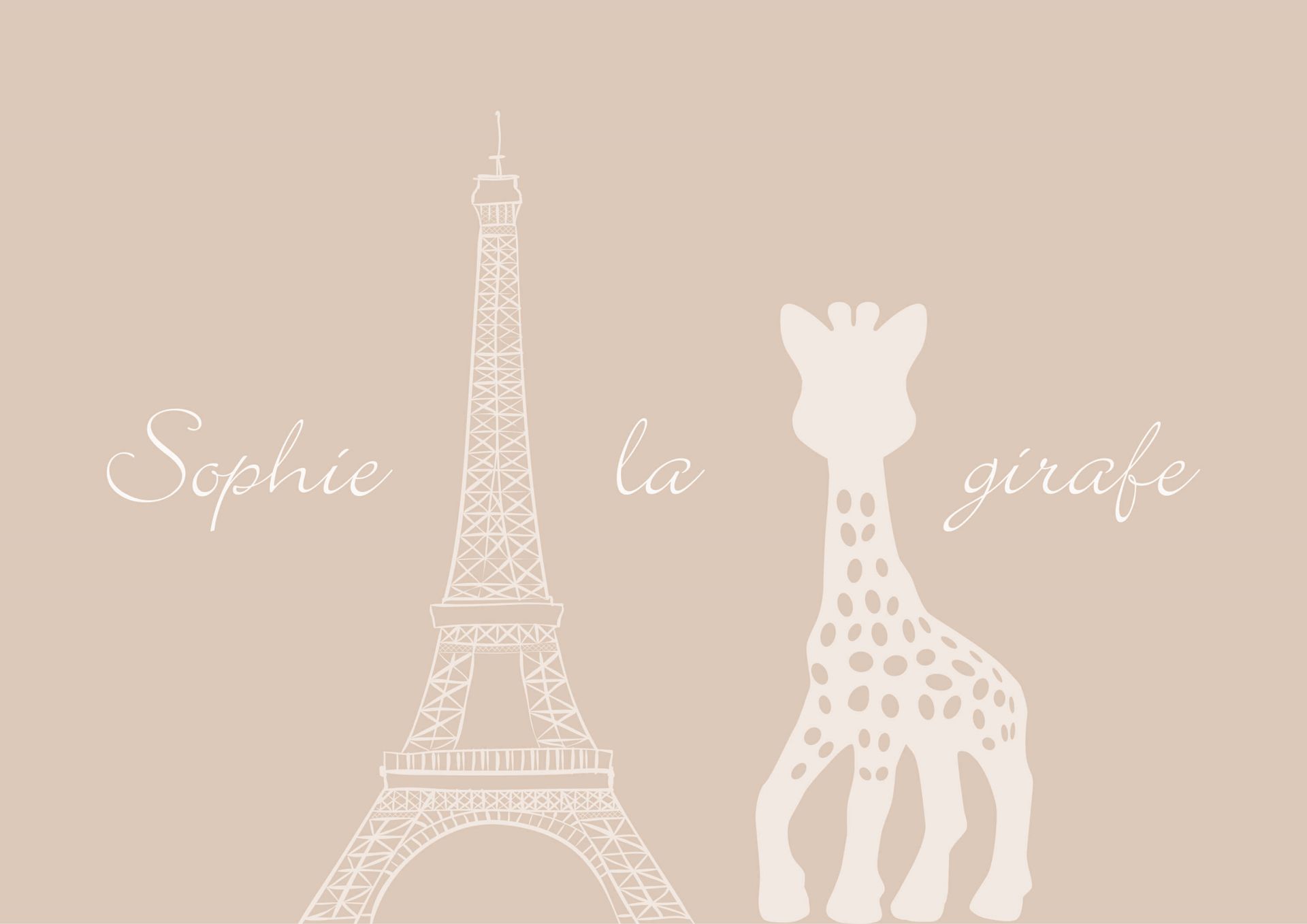 Sophie la girafe® in Paris - Wallpaper