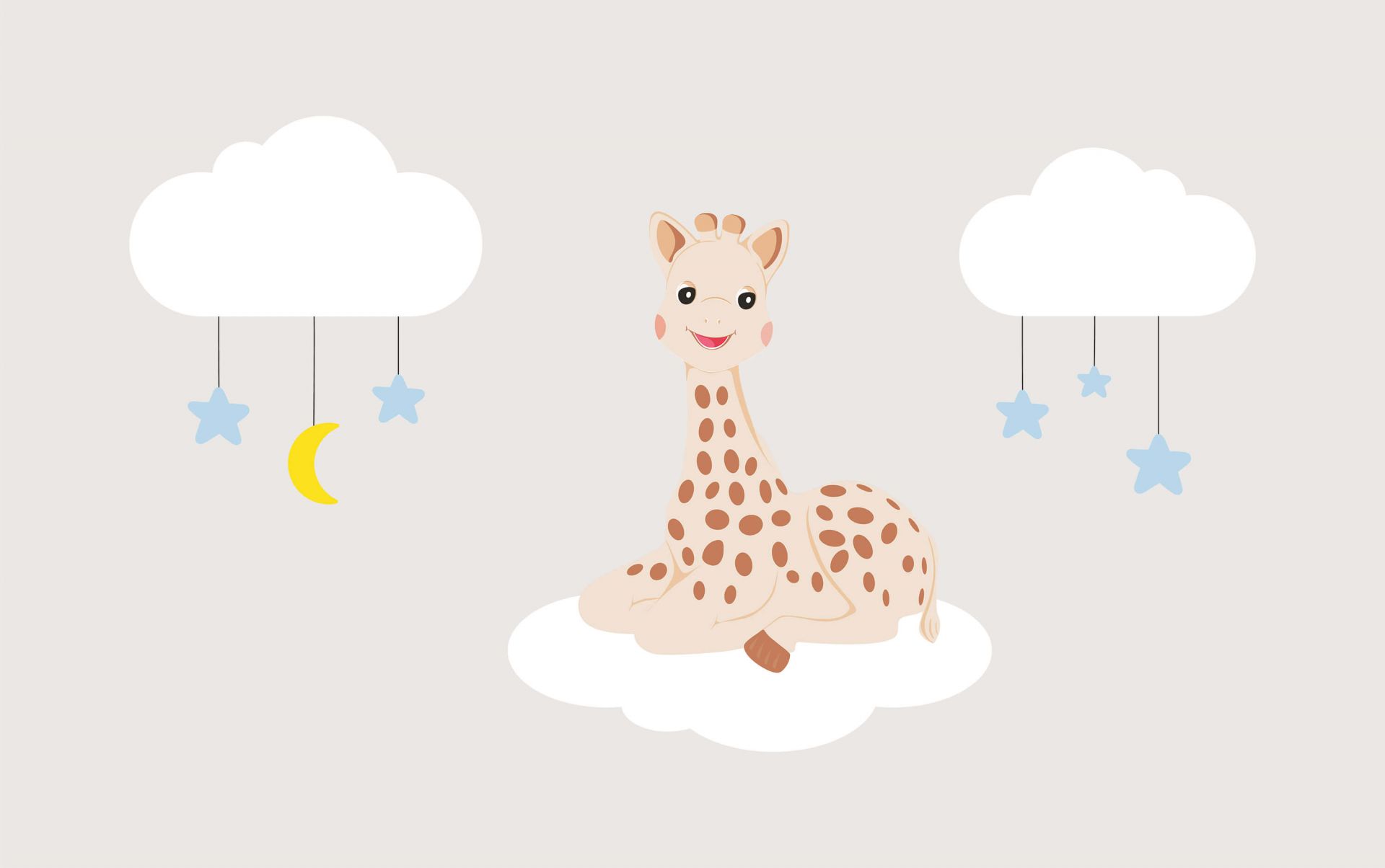 Little Sophie la girafe® - Wallpaper