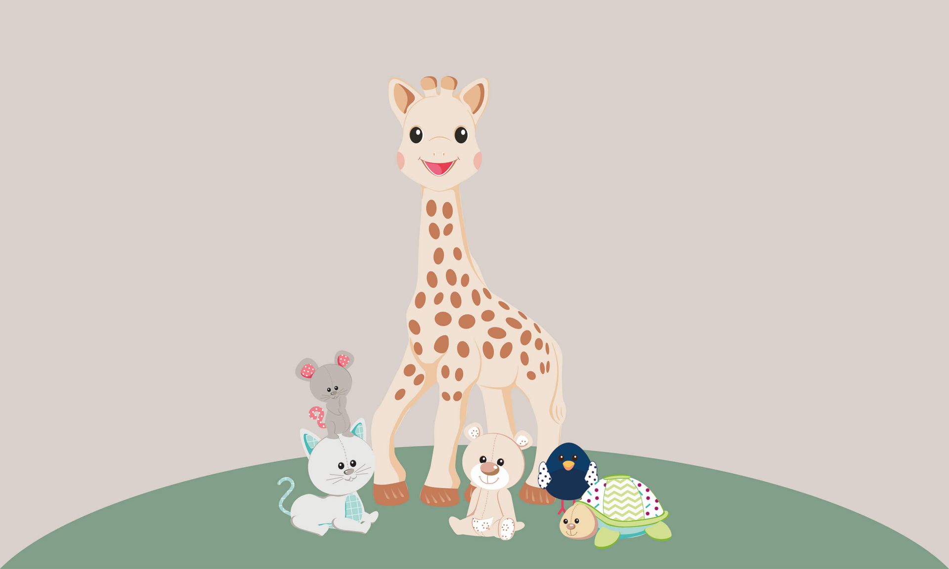 Sophie la girafe® and her friends main product photo