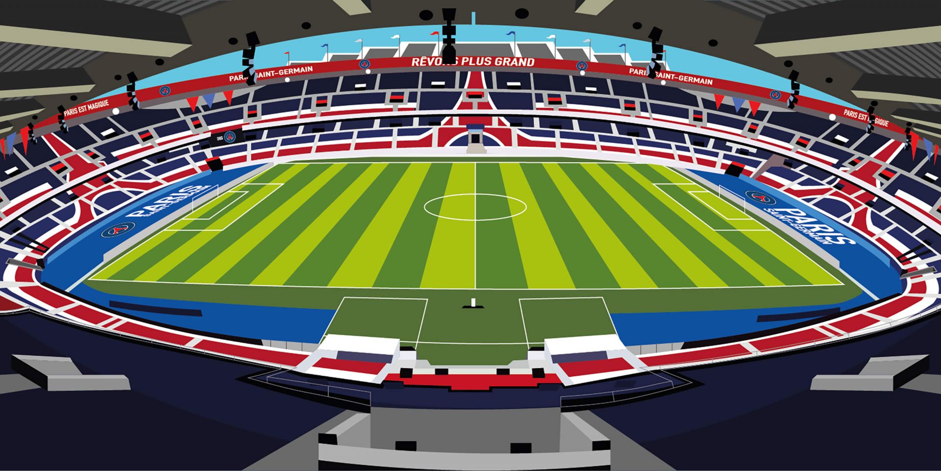 Banbo Toys 3D Stadium Puzzle Parc Des Princes (Paris Saint-Germain) -  Fútbol Emotion