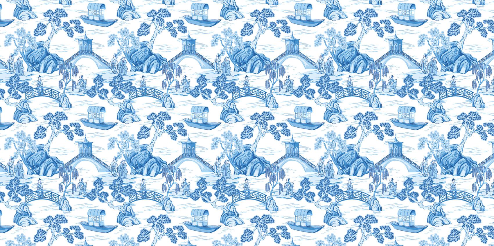 Chinese landschap patroon