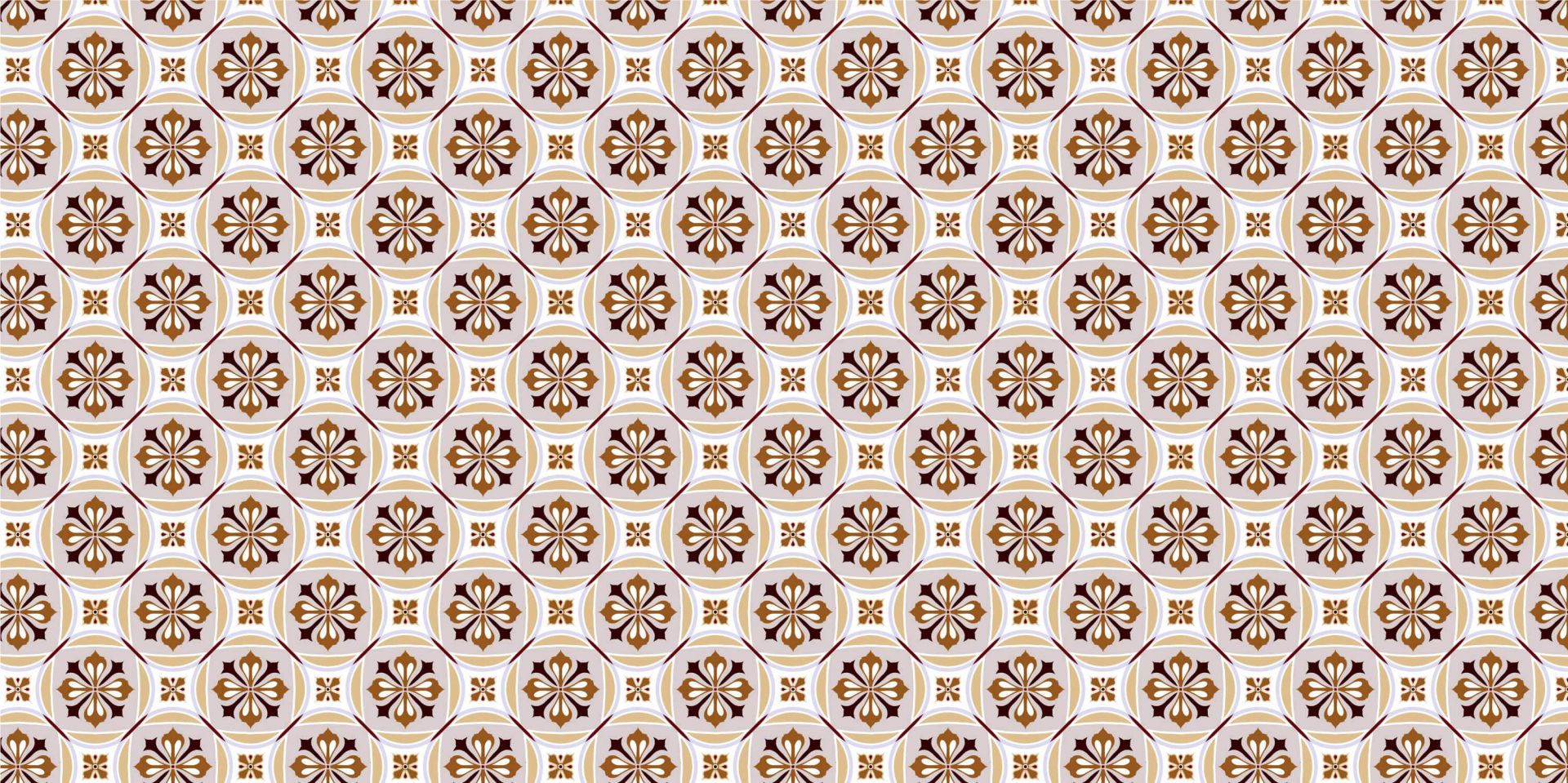 Patronen in bruin tinten