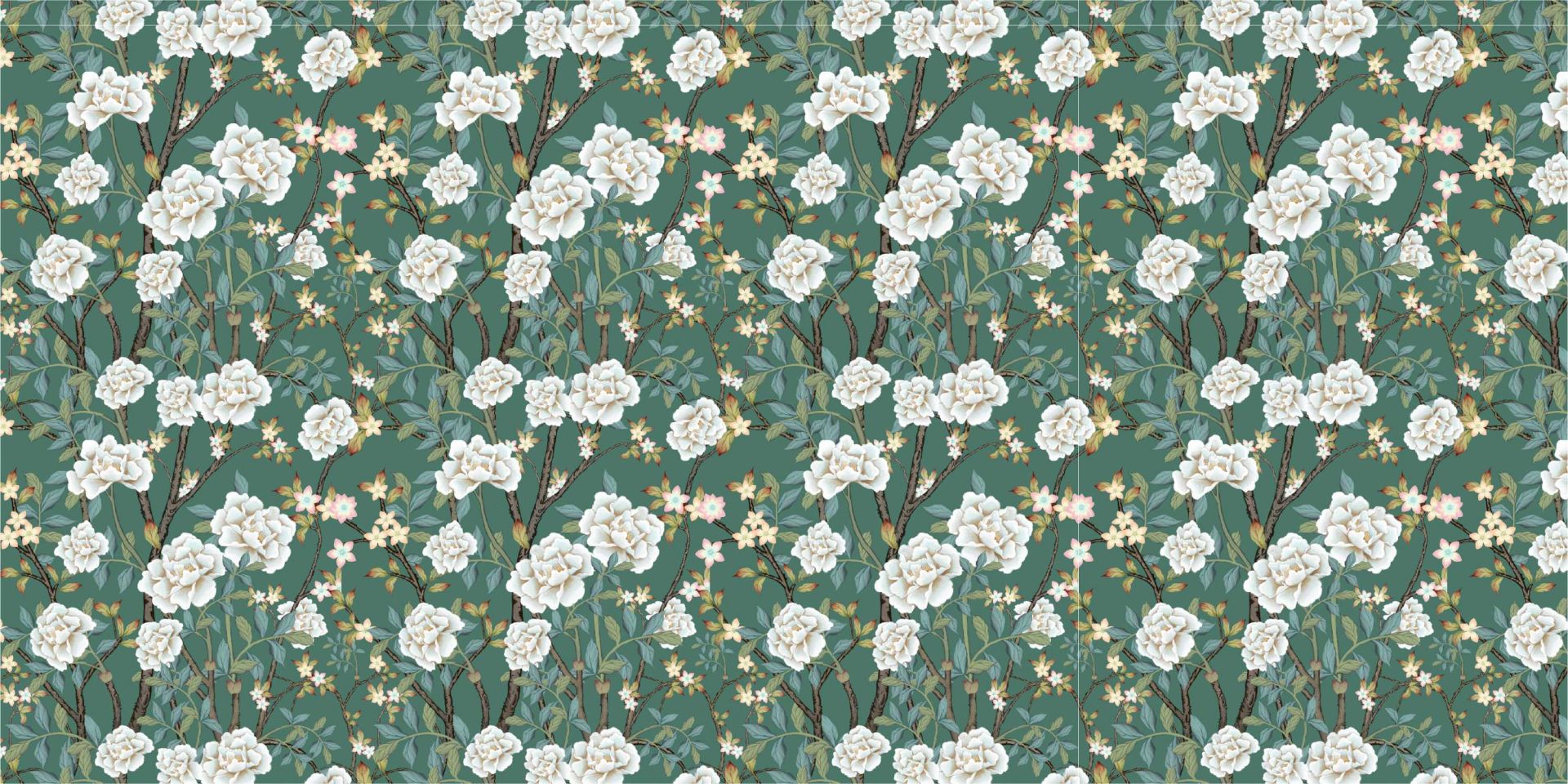 Peonies&#x20;on&#x20;green&#x20;background