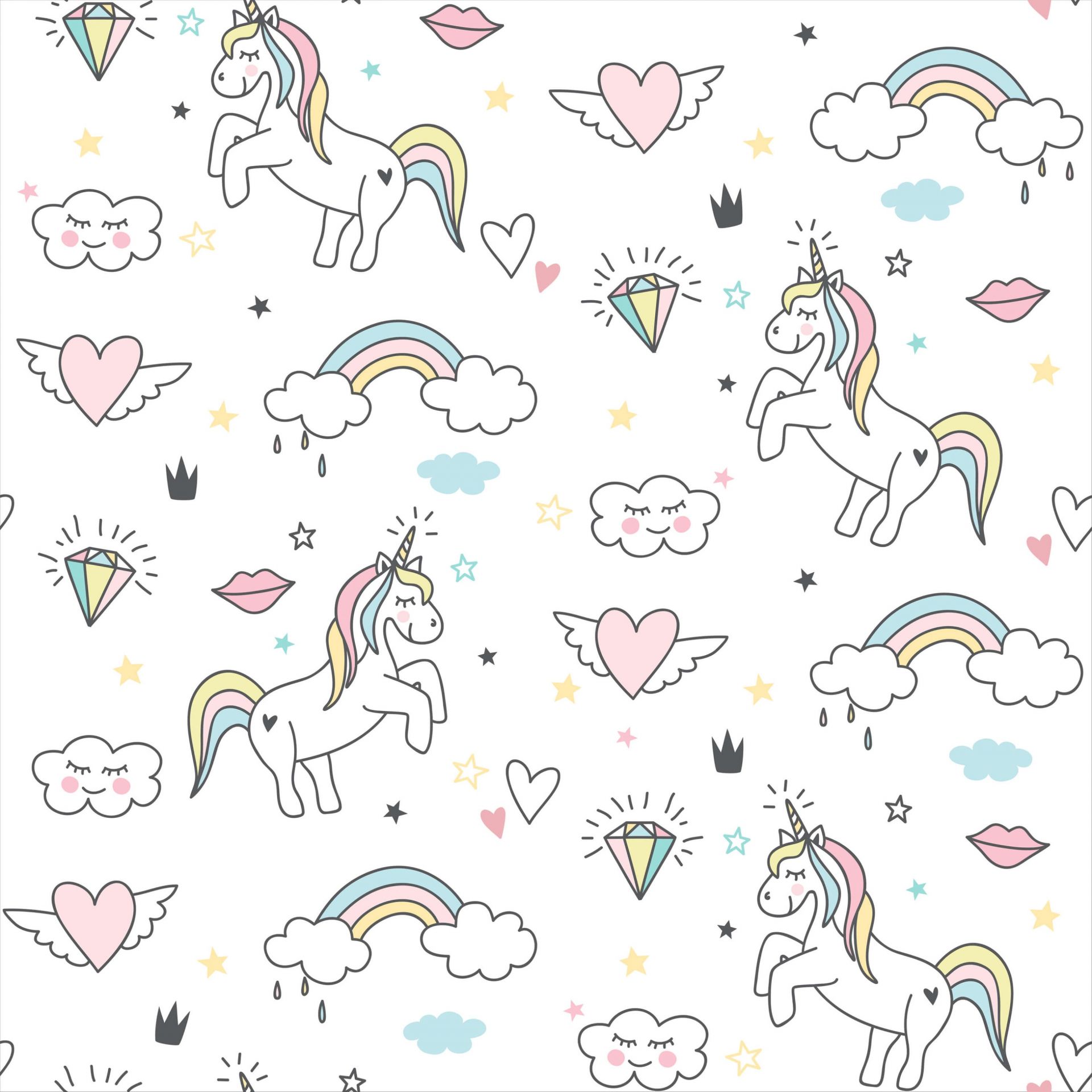Unicorns with hearts