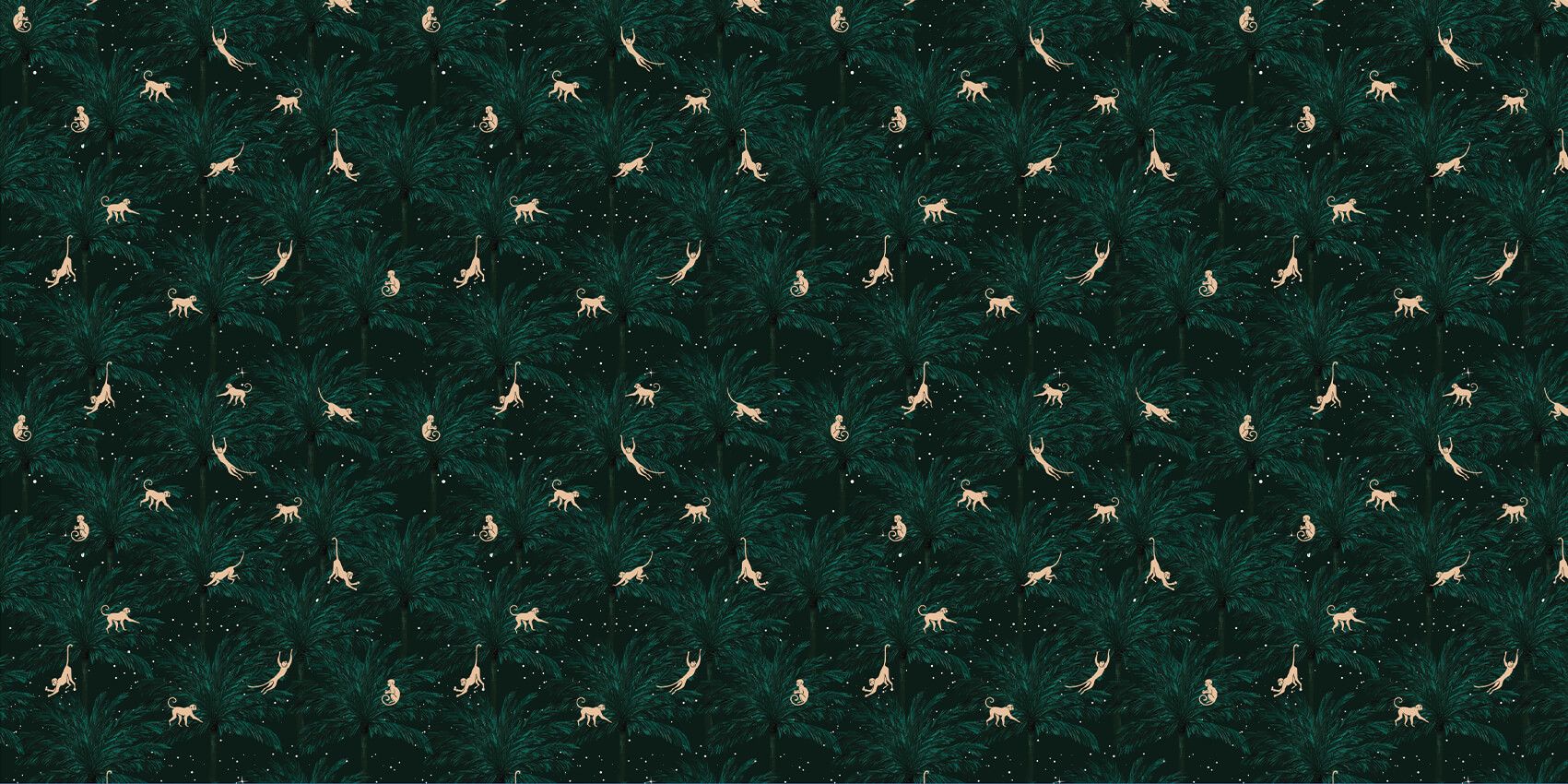 Tropical monkeys - green