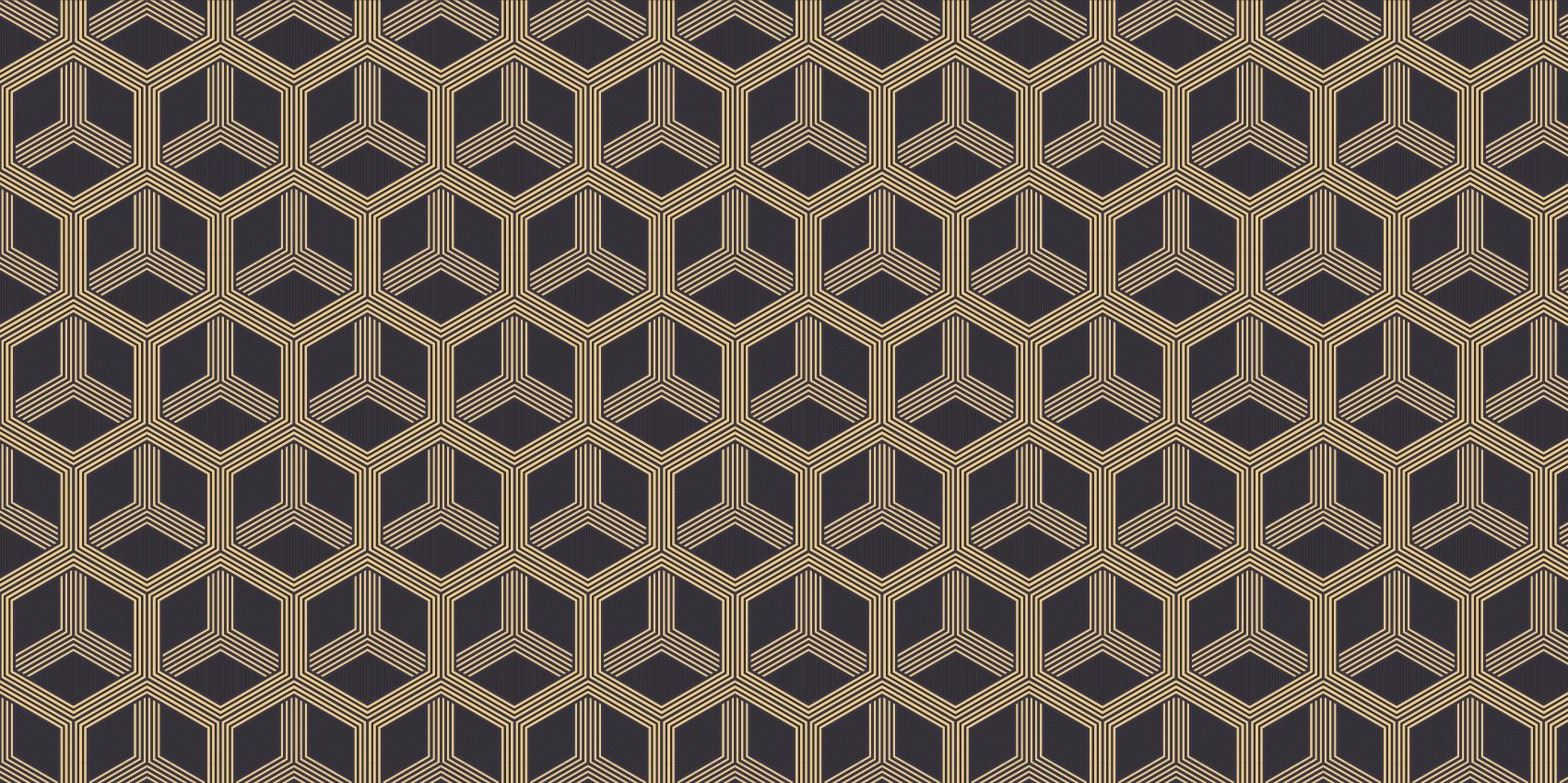 Illusion pattern art deco