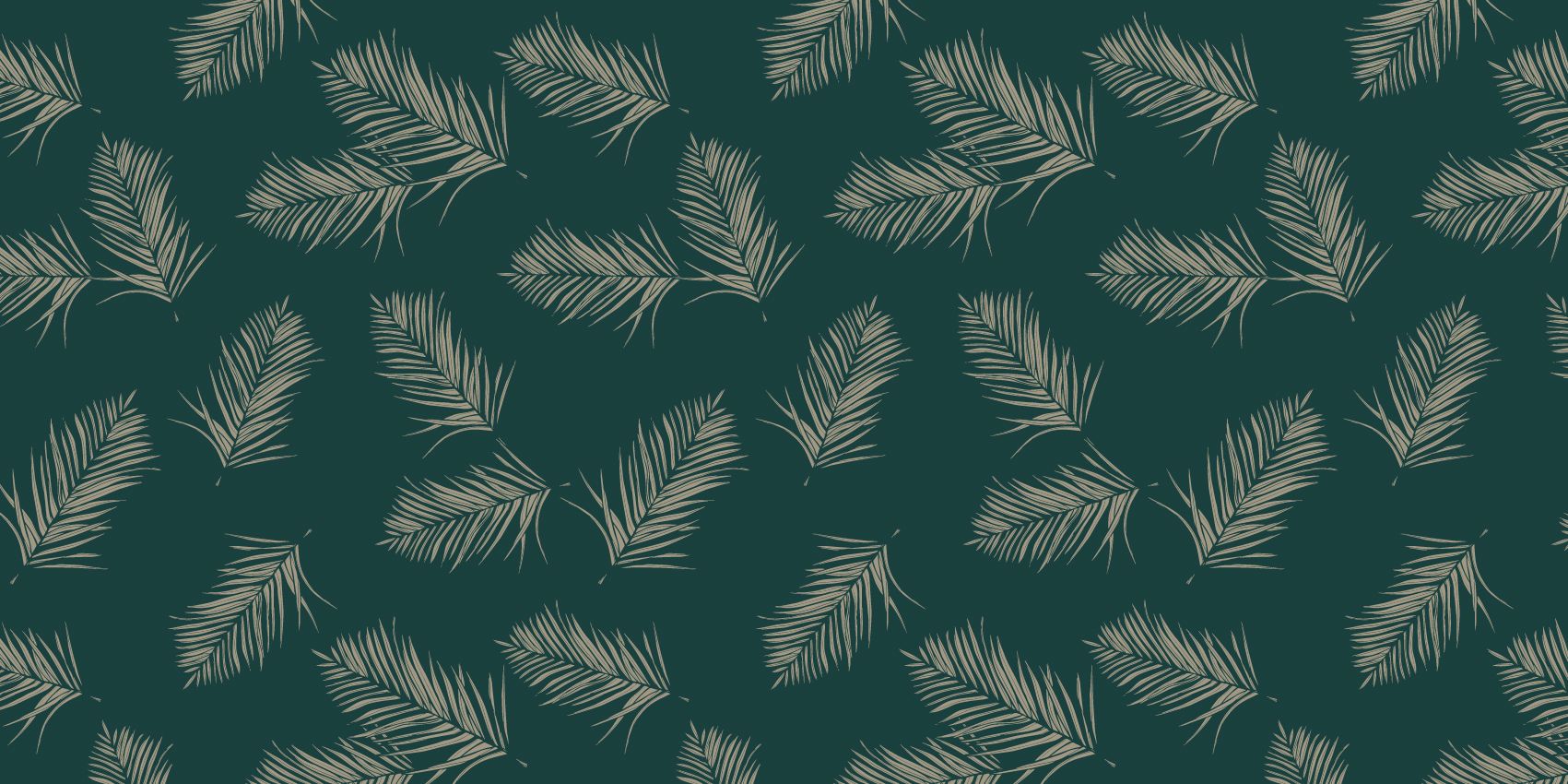 Wallpaper Mural - Green leaves on green background - Photo Wallpaper