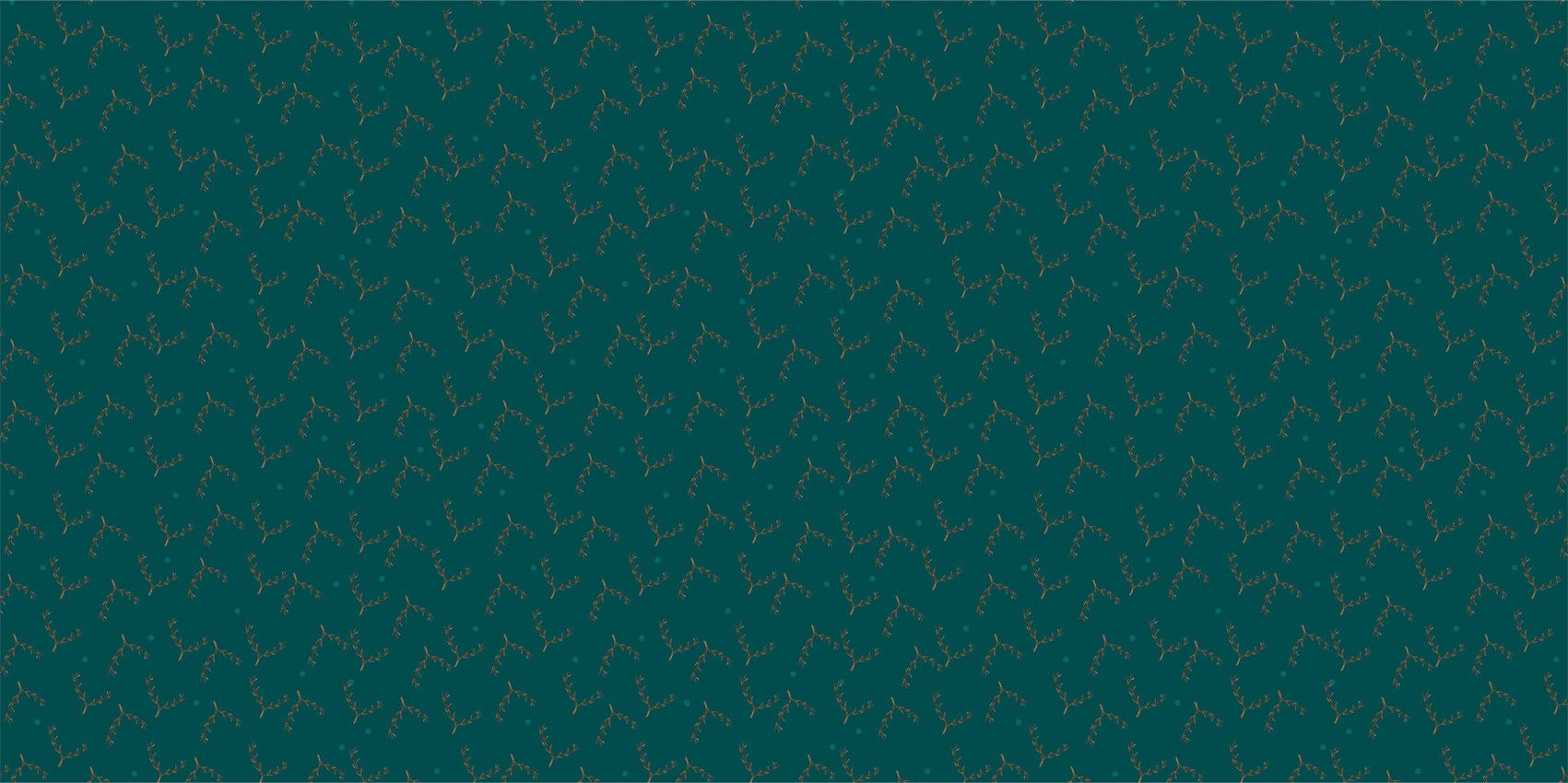 Teal branches pattern