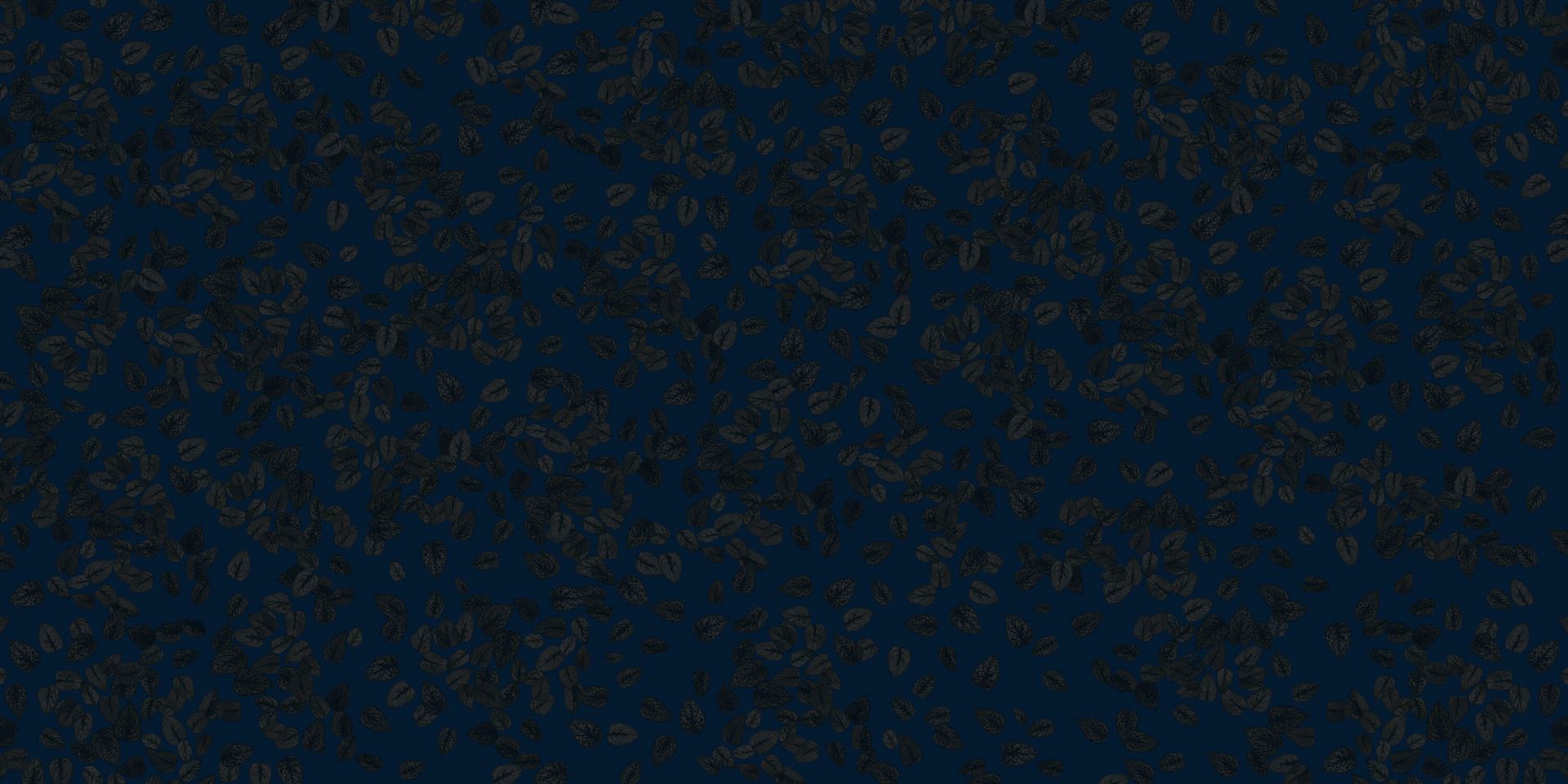 Small leaves dark on mightnight blue