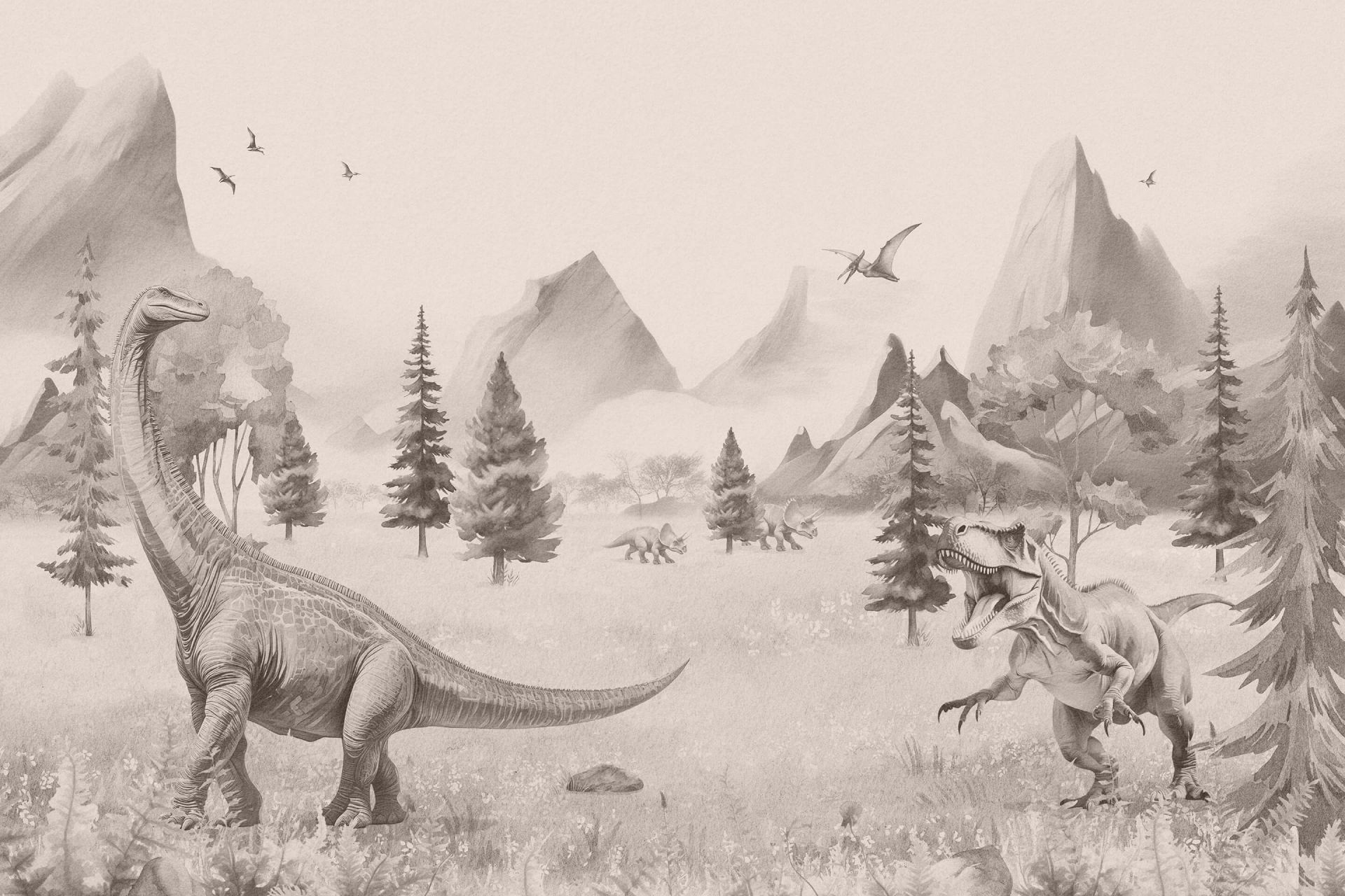 Prehistoric mountain valley