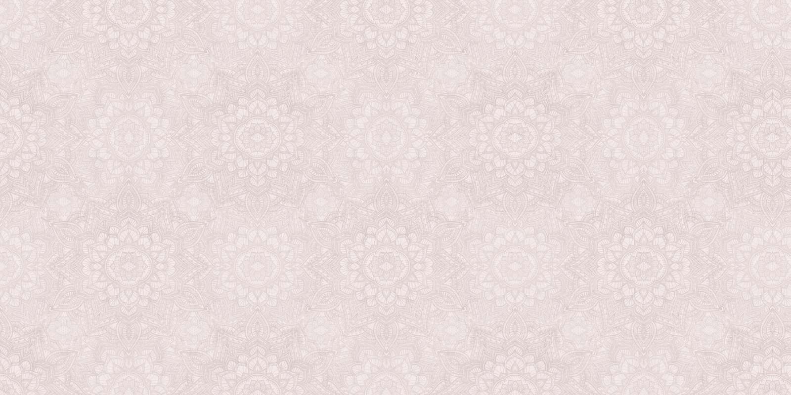 Boho Golden Mandala - blush pink