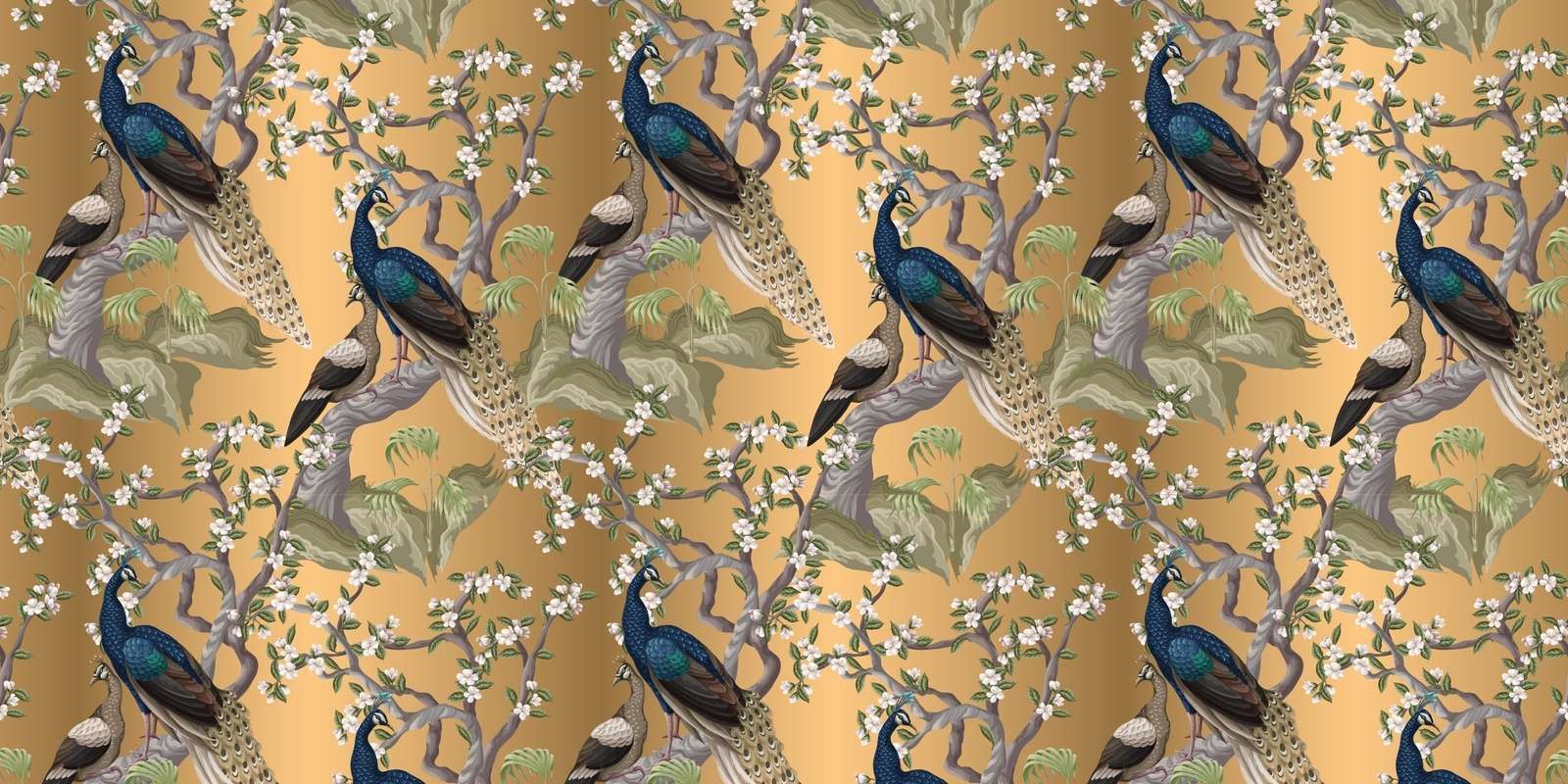 Peacock Whisper in Oasis