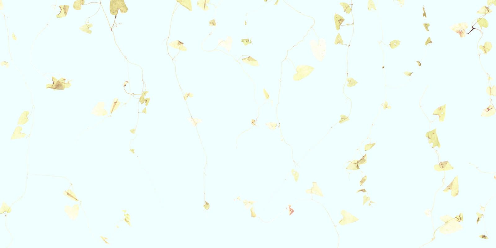 Hawthorn branches - baby blue