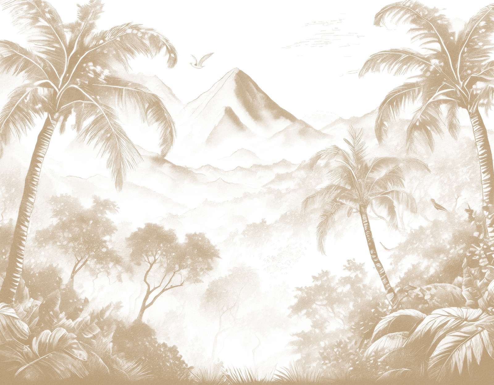 Dawn on Volcanic Island, taupe