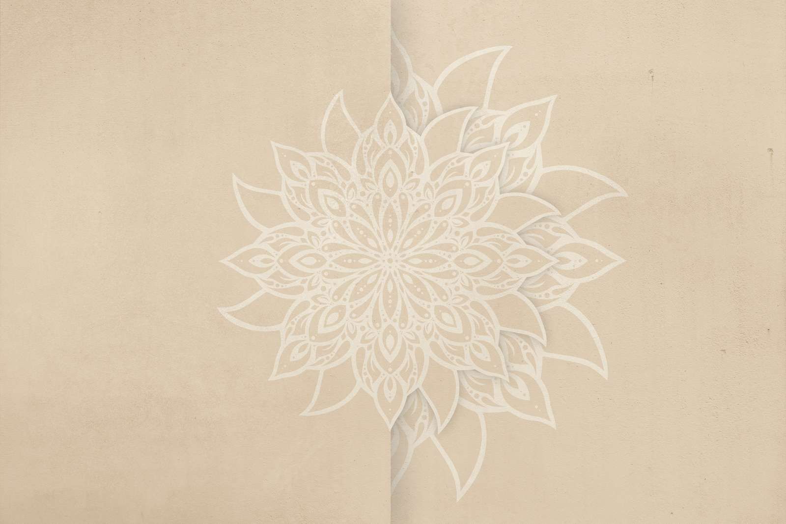 Beige Mandala Elegance