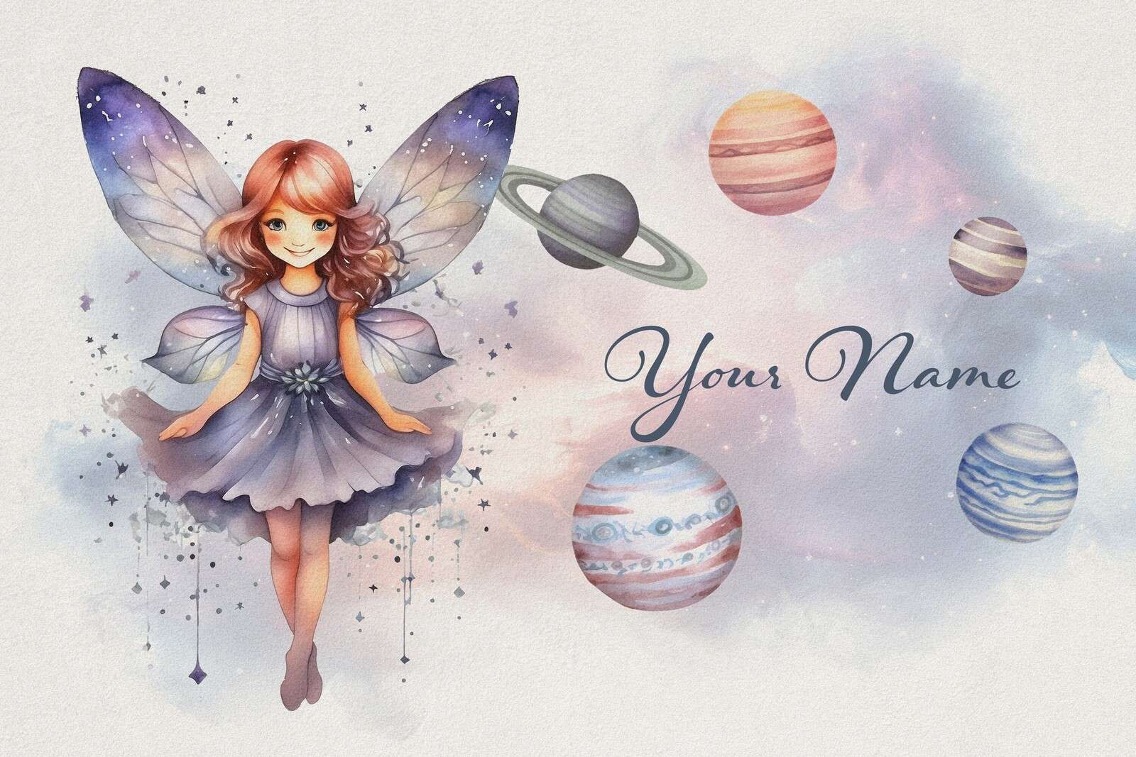 Space fairy between planets