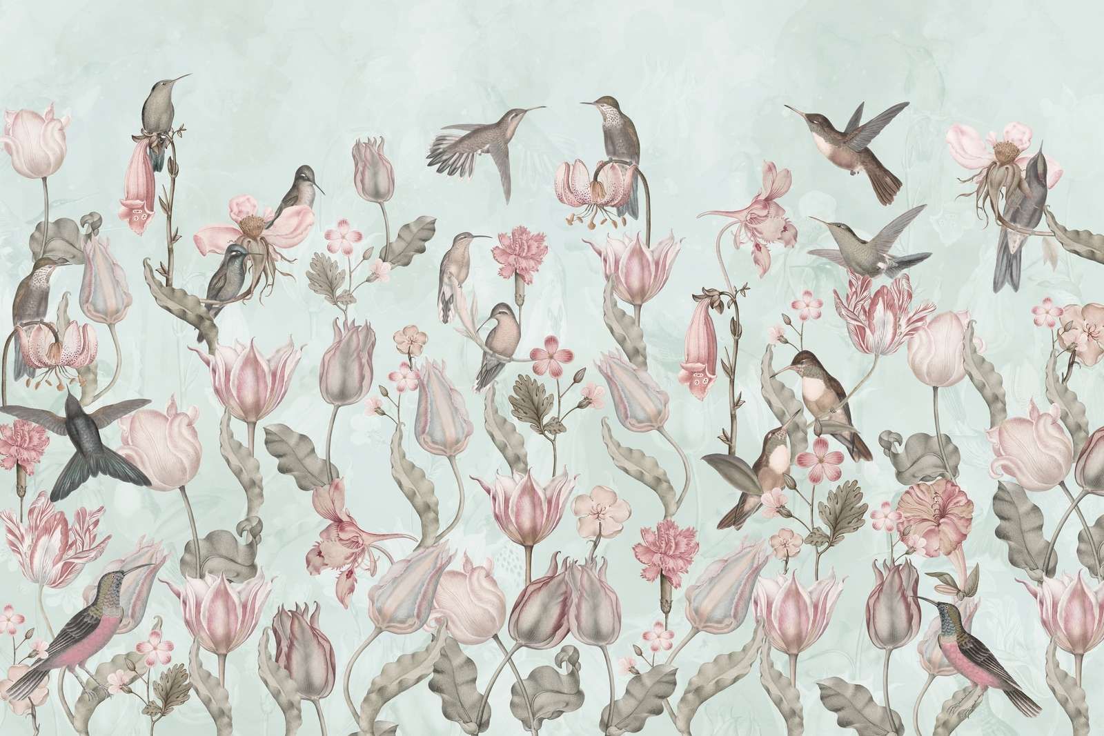 Spring Hummingbird Symphony - Mint Meadow