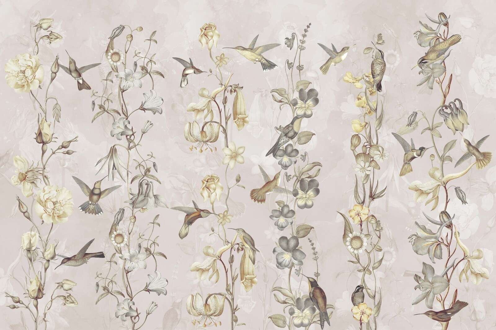 Weadow and Garden Flowers Cream Weadow and Garden Flowers Cream