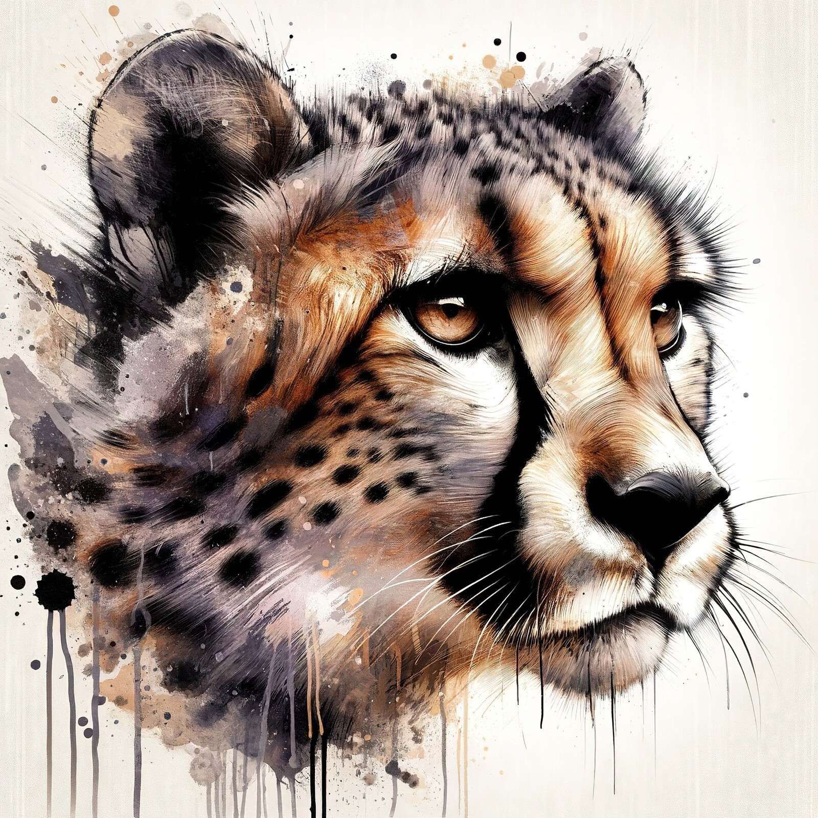 Watercolour Cheetah