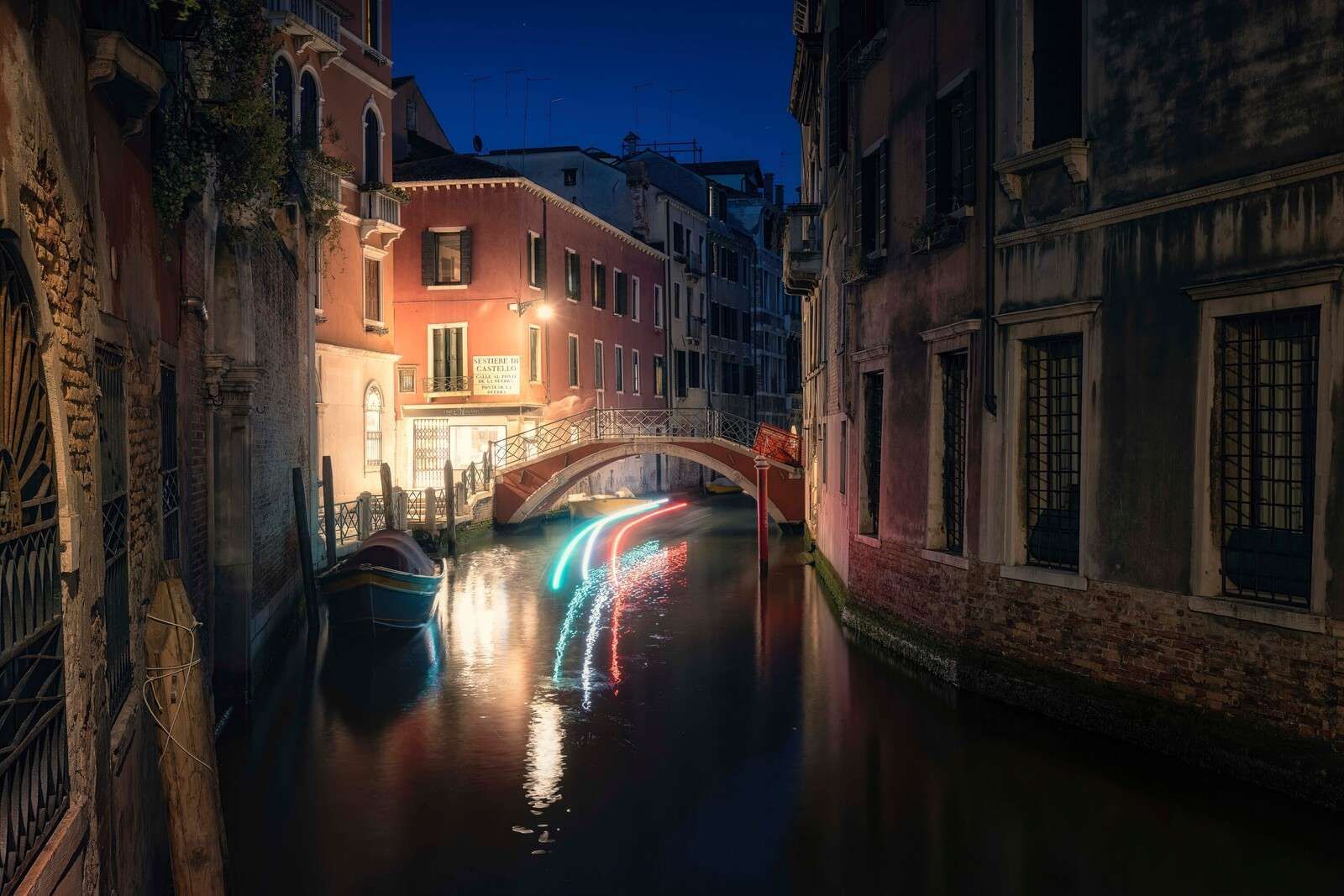 Night Canal in Venice