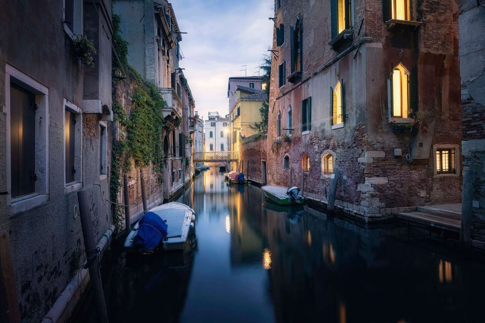 Twilight Over the Canal