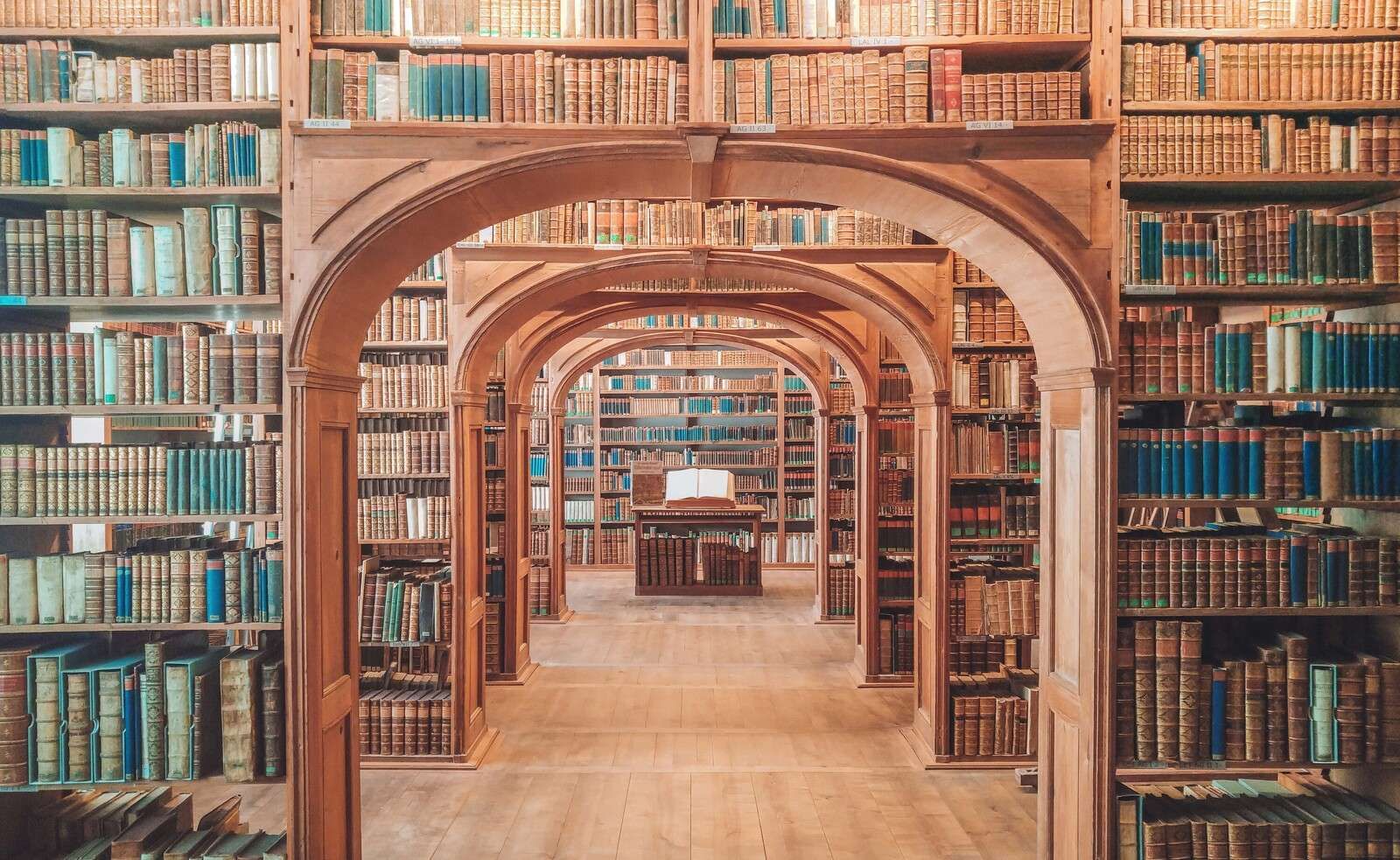 Wooden book gallery