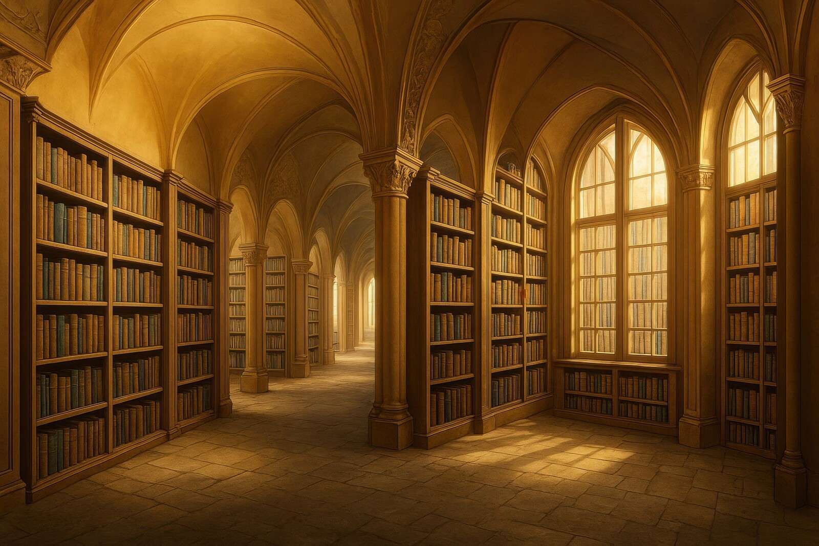 Golden arcade library