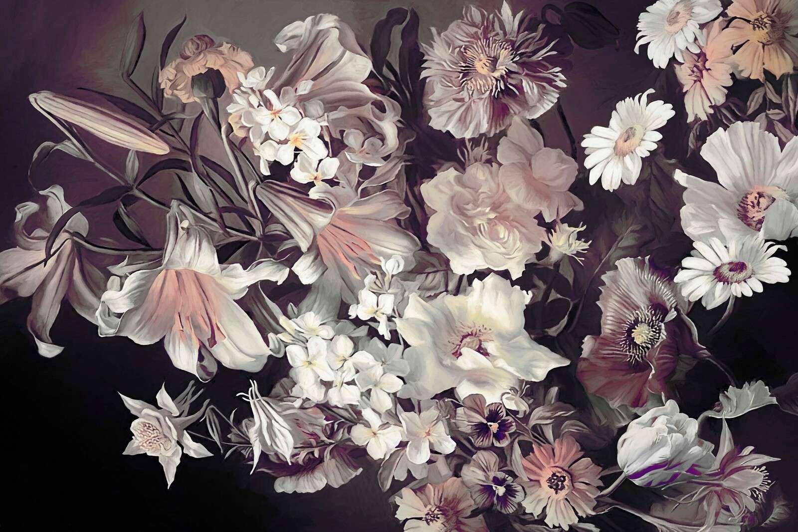 Bouquet with daisies