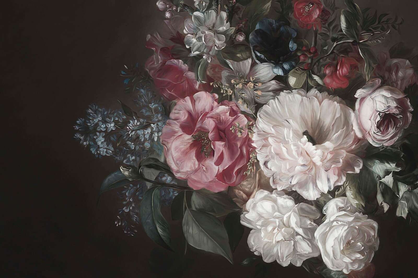 Bouquet with lilac pink