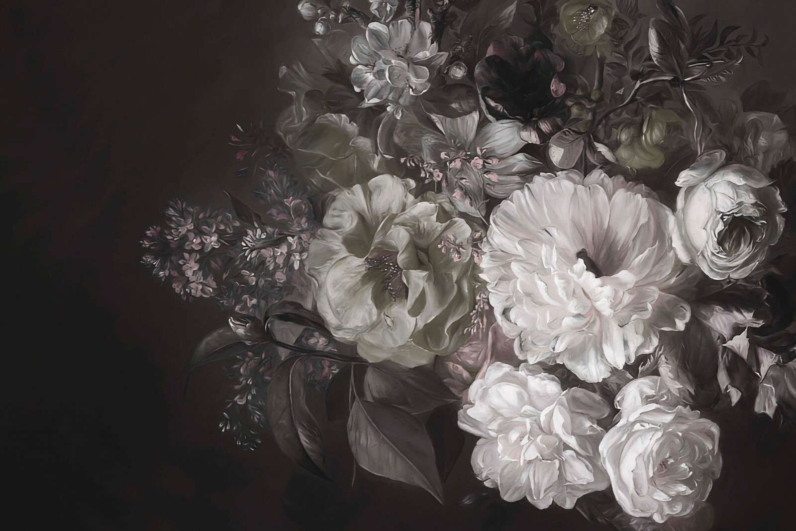 Bouquet with lilac green