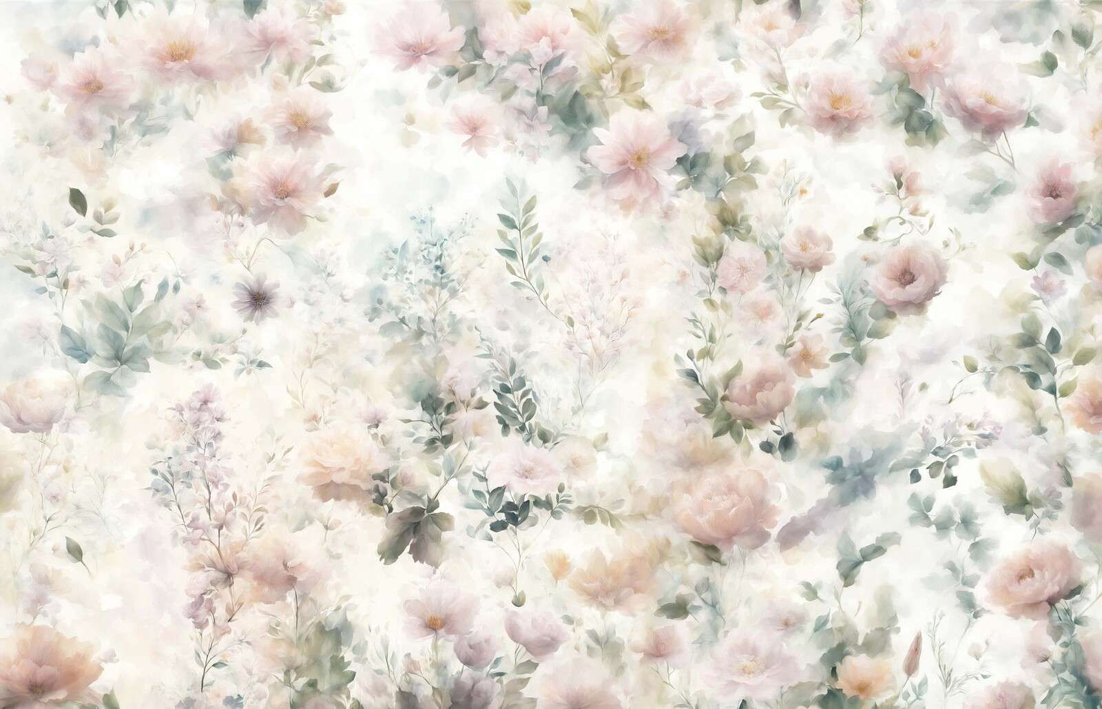 Delicate floral mood - green