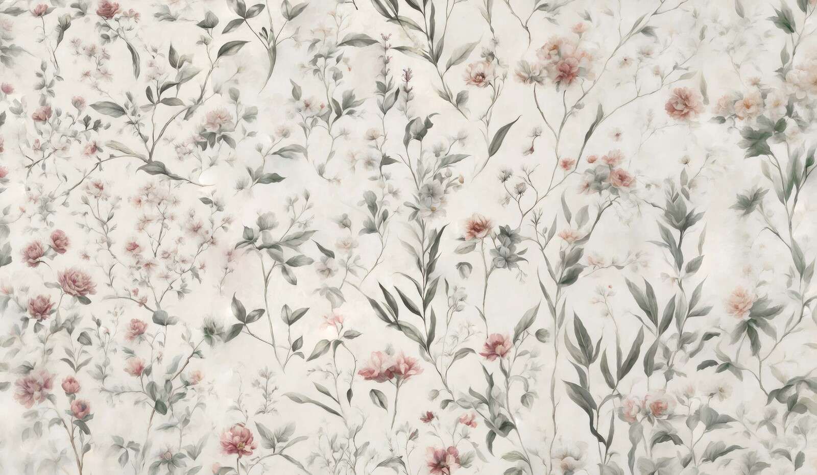 Delicate herbarium - cream