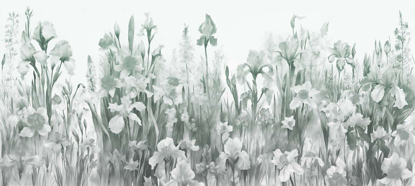 Fragrant spring - teal