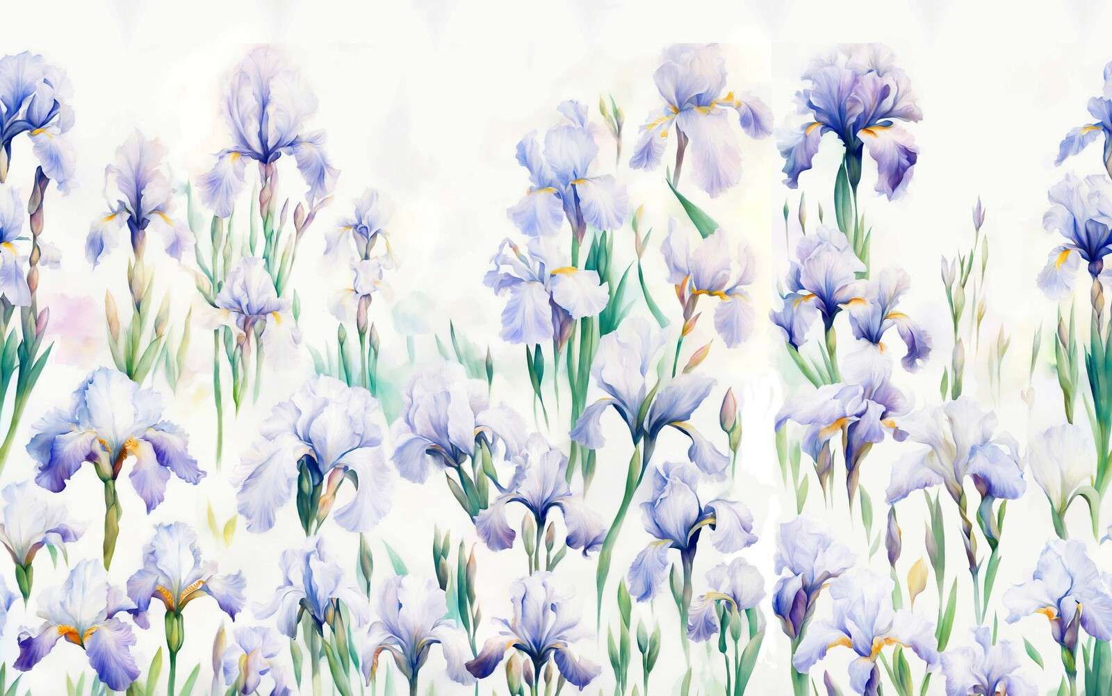 Irises Dance Seamless Pastel