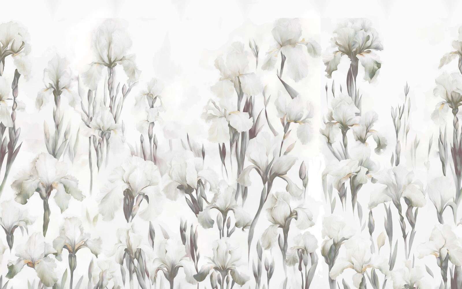 Irises Dance Seamless Beige