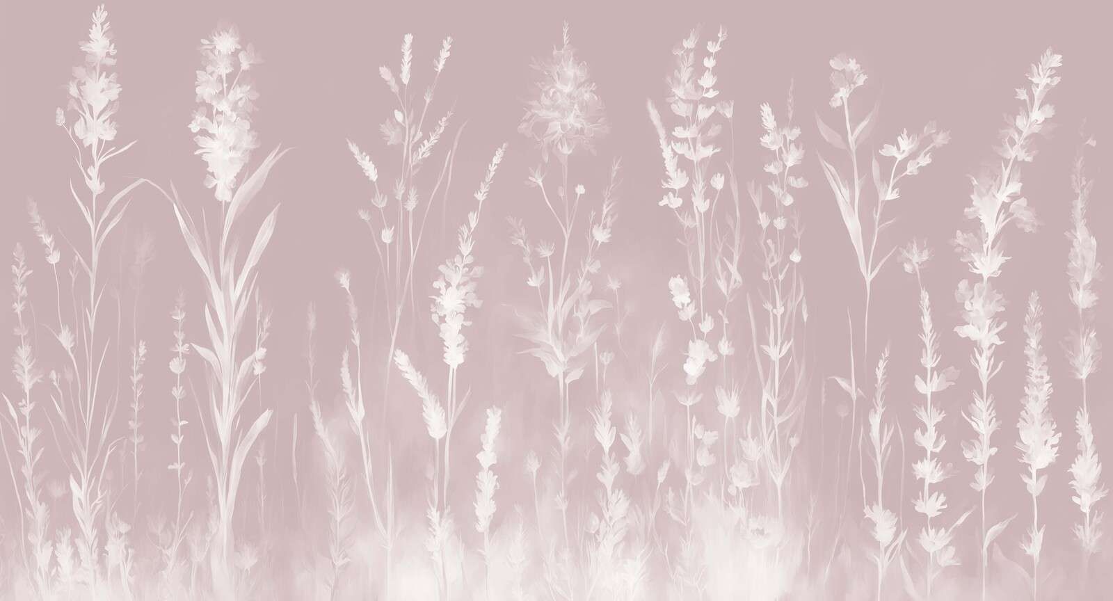 Lavender Glade Seamless Blush Pink