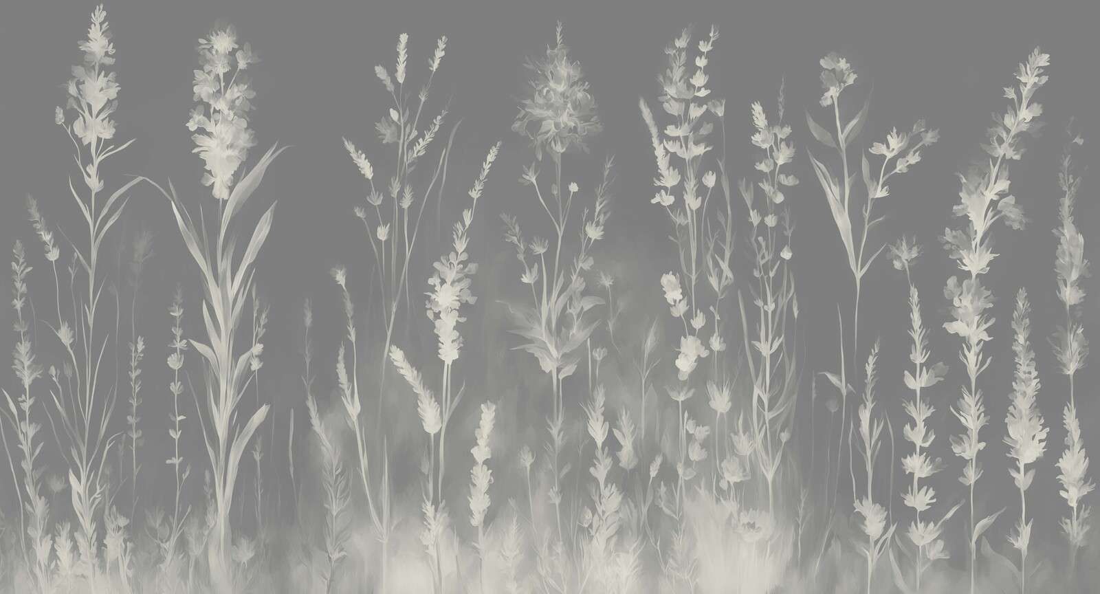 Lavender Glade Seamless Silver Gray