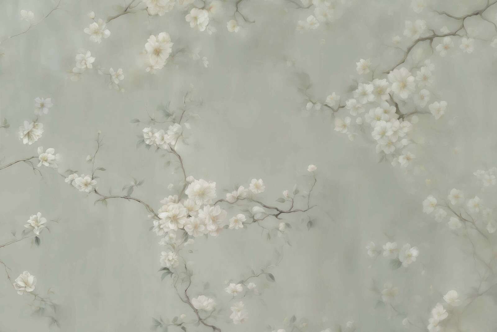 Lovely Branches of Green Flowers