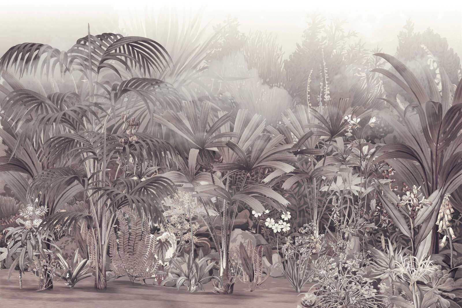 Morning in the Tropical Garden Purple