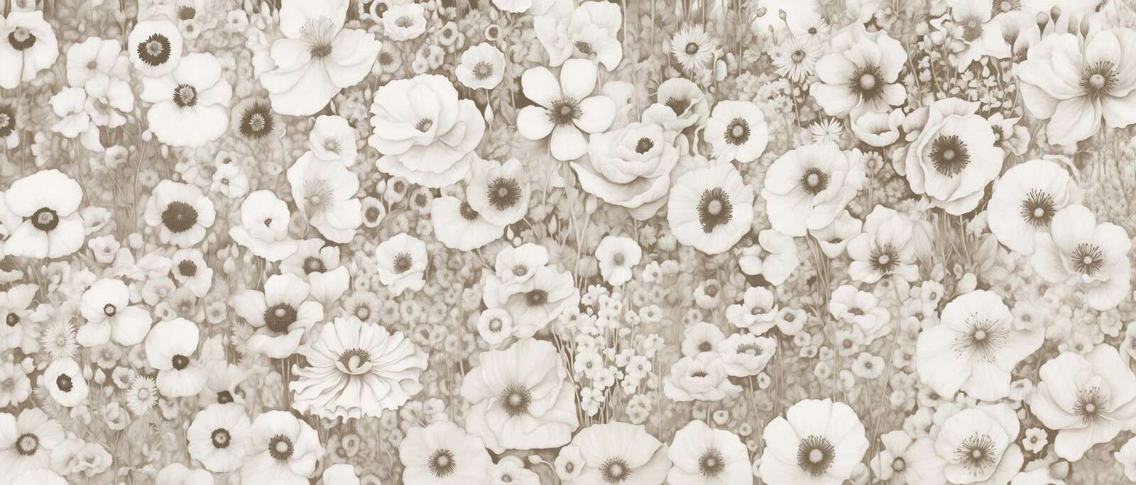 Poppy Tale Monochrome Yellow