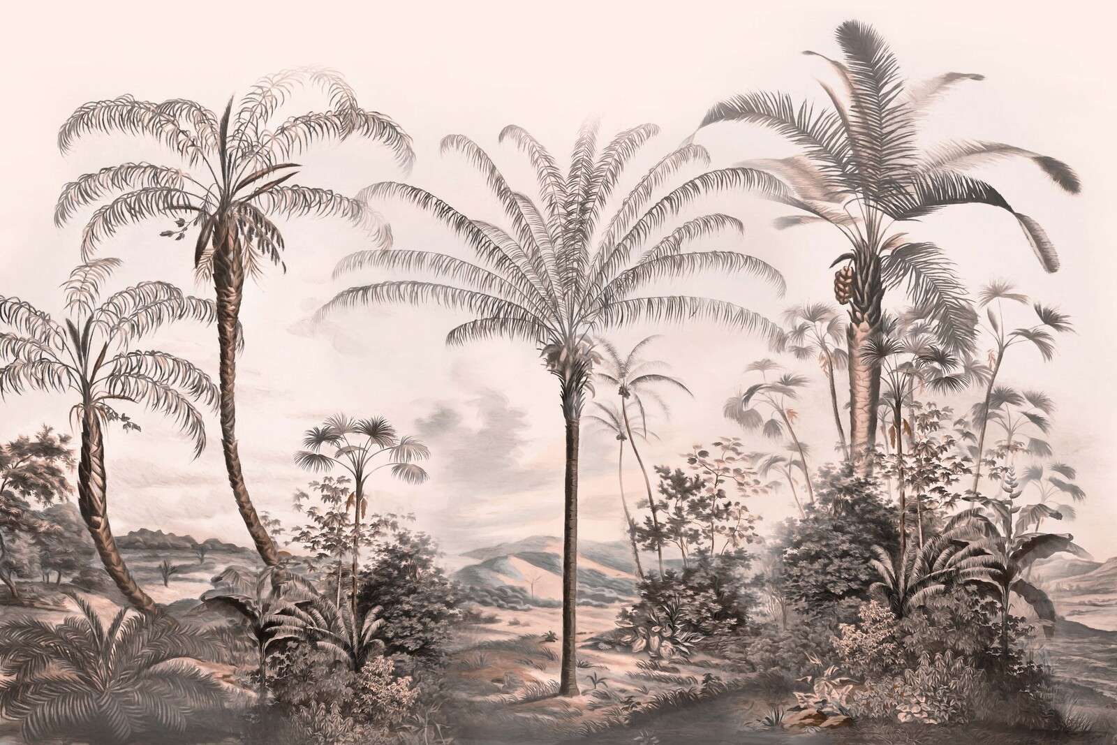 Romantic Tropics Black