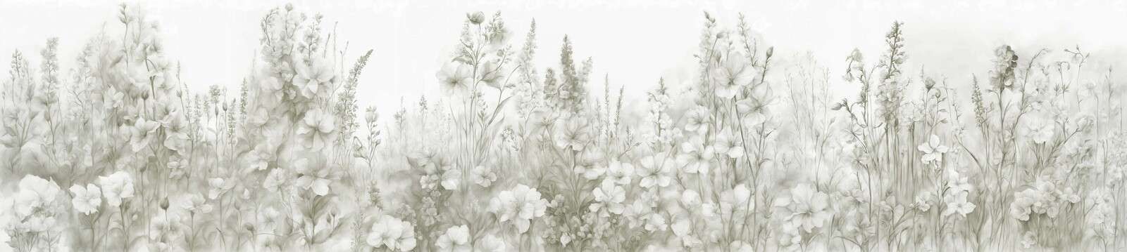 Tender English garden - mint green