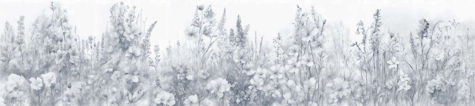 Tender English garden - blue